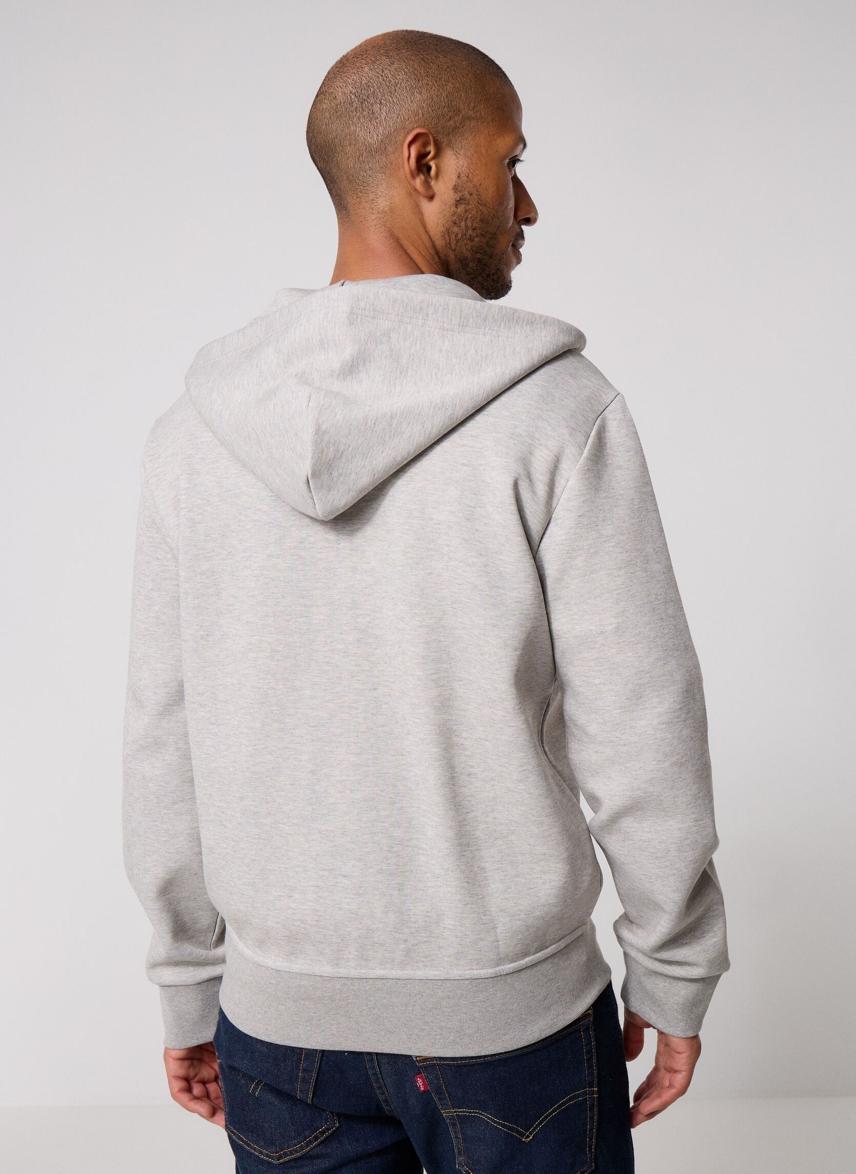 Sweats zippés Sweat À Capuche En Maille Double 7108882 homme gris Polo Ralph Lauren Sweats zippés Sweat À Capuche En Maille Double 7108882 homme gris DARK SPORT HEATHER/C1730
