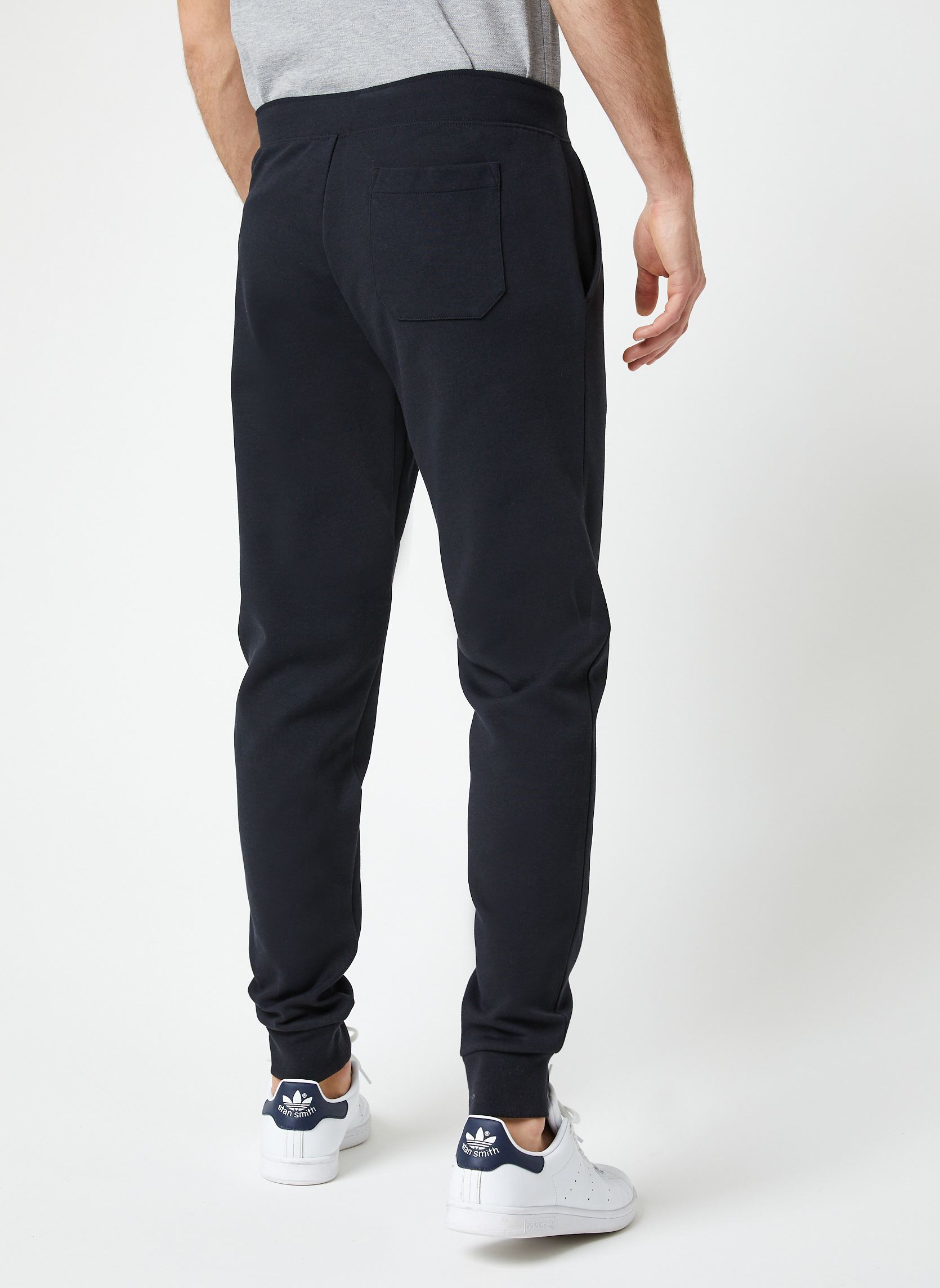 Joggingbroeken Pantalon de jogging maille double 710888 heren zwart Polo Ralph Lauren Joggingbroeken Pantalon de jogging maille double 710888 heren zwart POLO BLACK