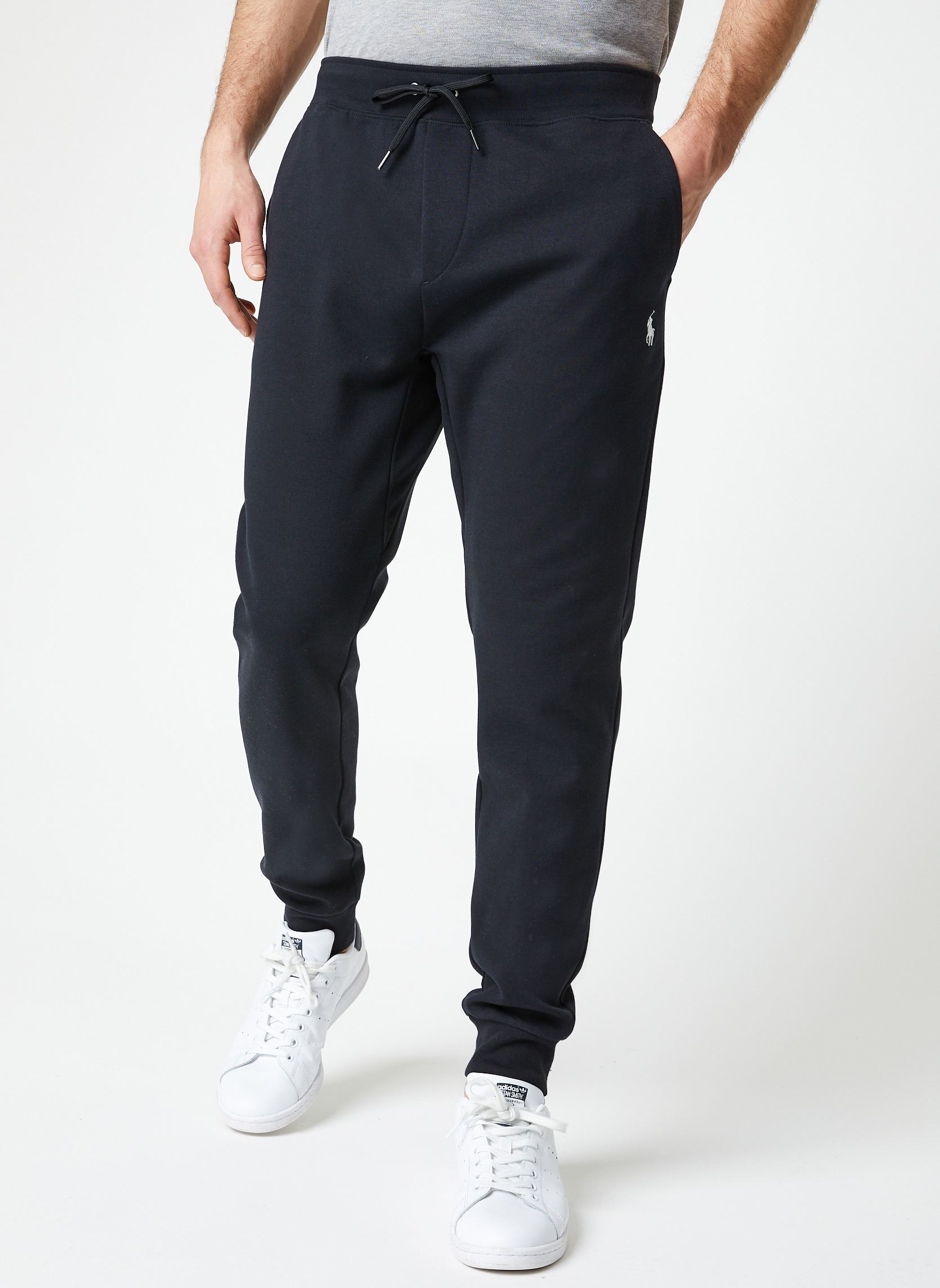 Joggingbroeken Pantalon de jogging maille double 710888 heren zwart Polo Ralph Lauren Joggingbroeken Pantalon de jogging maille double 710888 heren zwart POLO BLACK