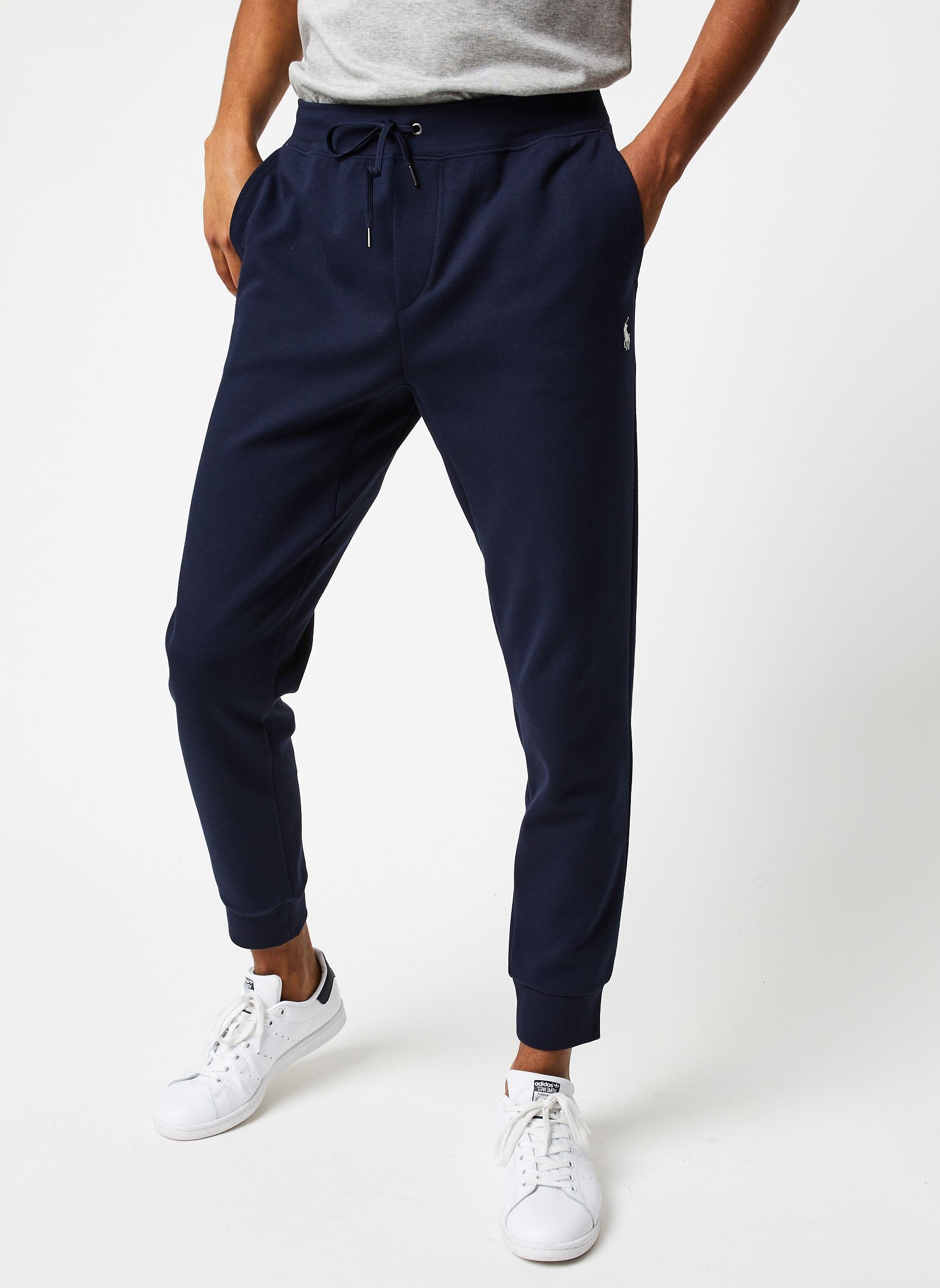 Joggingbroeken Pantalon de jogging maille double 710888 heren blauw Polo Ralph Lauren Joggingbroeken Pantalon de jogging maille double 710888 heren blauw AVIATOR NAVY