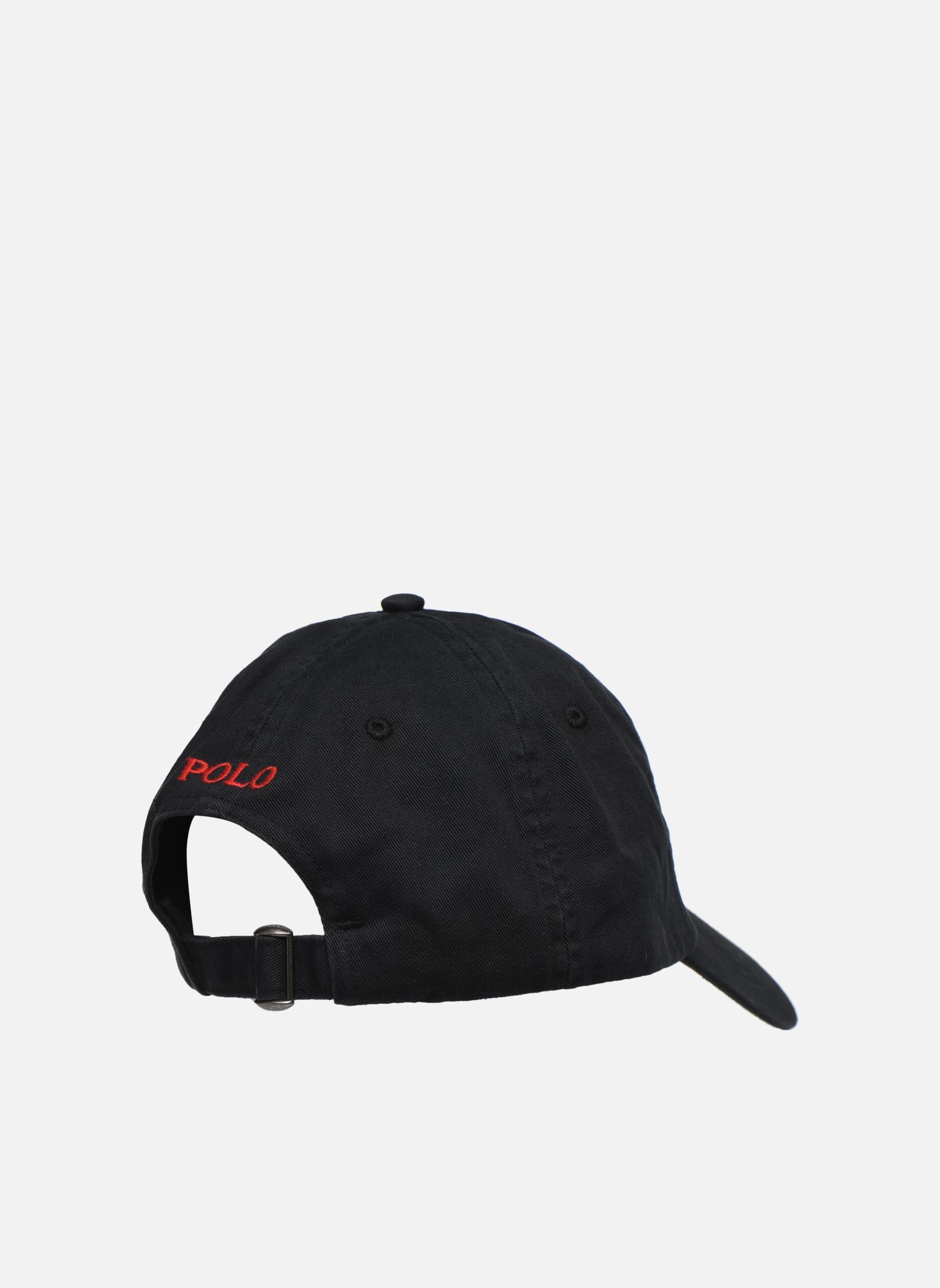 Casquettes Casquette de baseball coton chino 710548 noir Polo Ralph Lauren Casquettes Casquette de baseball coton chino 710548 noir POLO BLACK RL 2000 RED