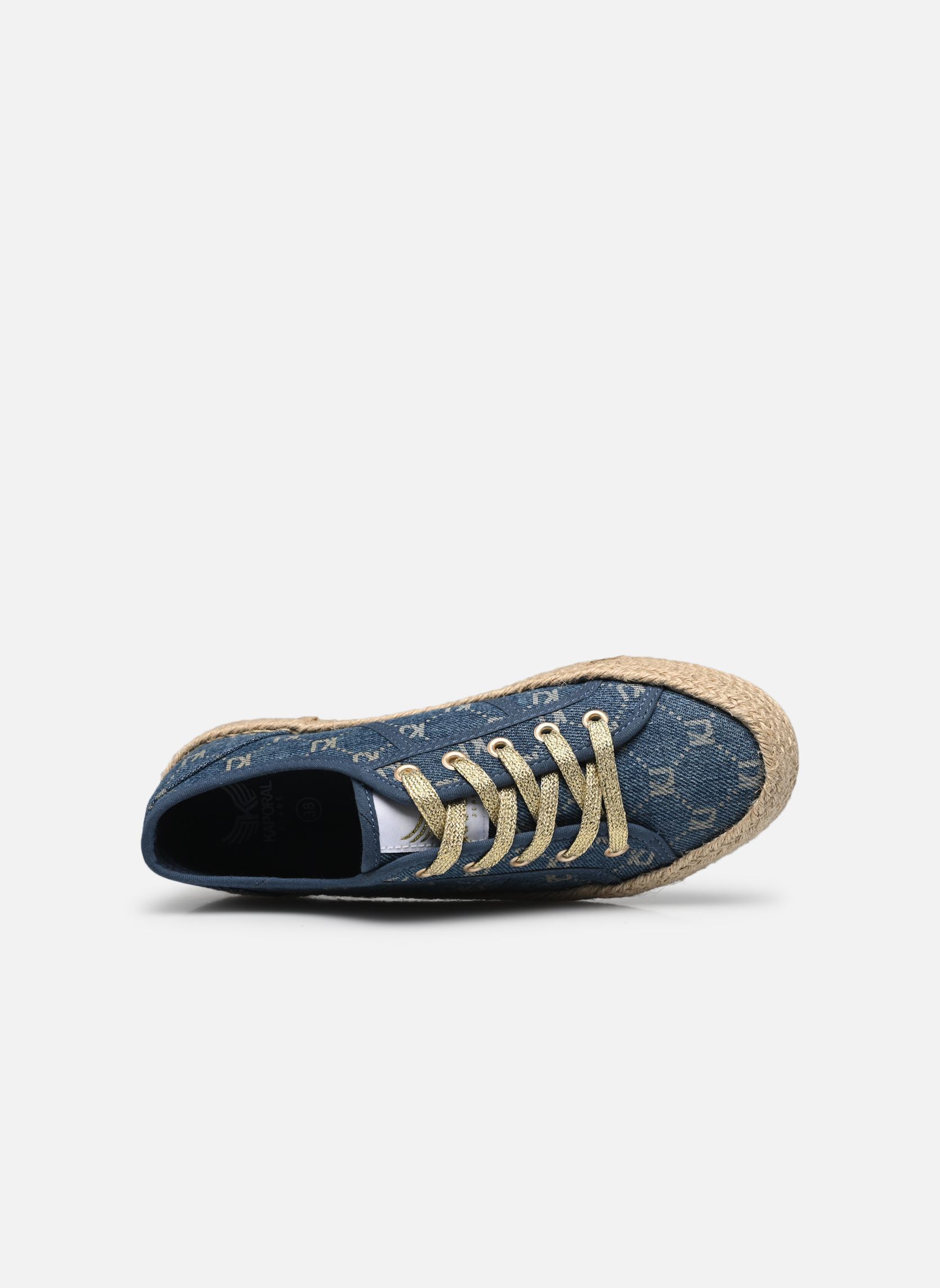 Baskets toile Torgaty femme bleu Kaporal Baskets toile Torgaty femme bleu BLEU-DENIM