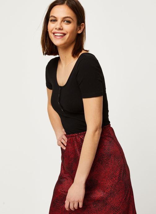 PIECES Pcamy SS Top Noos - T-Shirt Donna Morbida E Traspirante In Fibra Sintetica