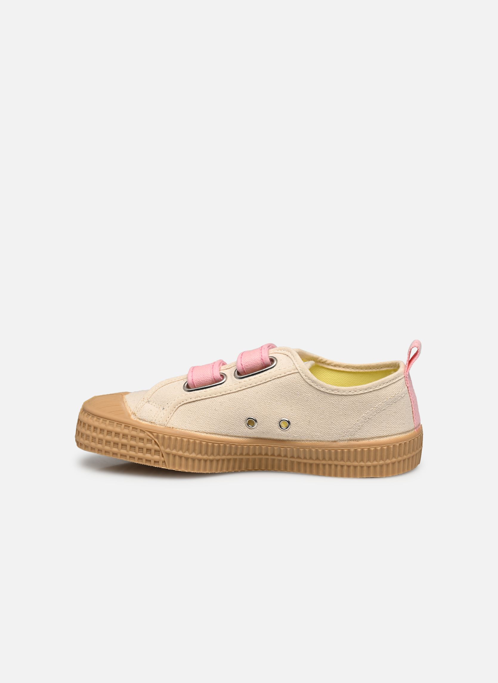 Lage sneakers Star Master Kid Velcro meisjes beige Novesta Lage sneakers Star Master Kid Velcro meisjes beige 99 BEIGE_03 PINK