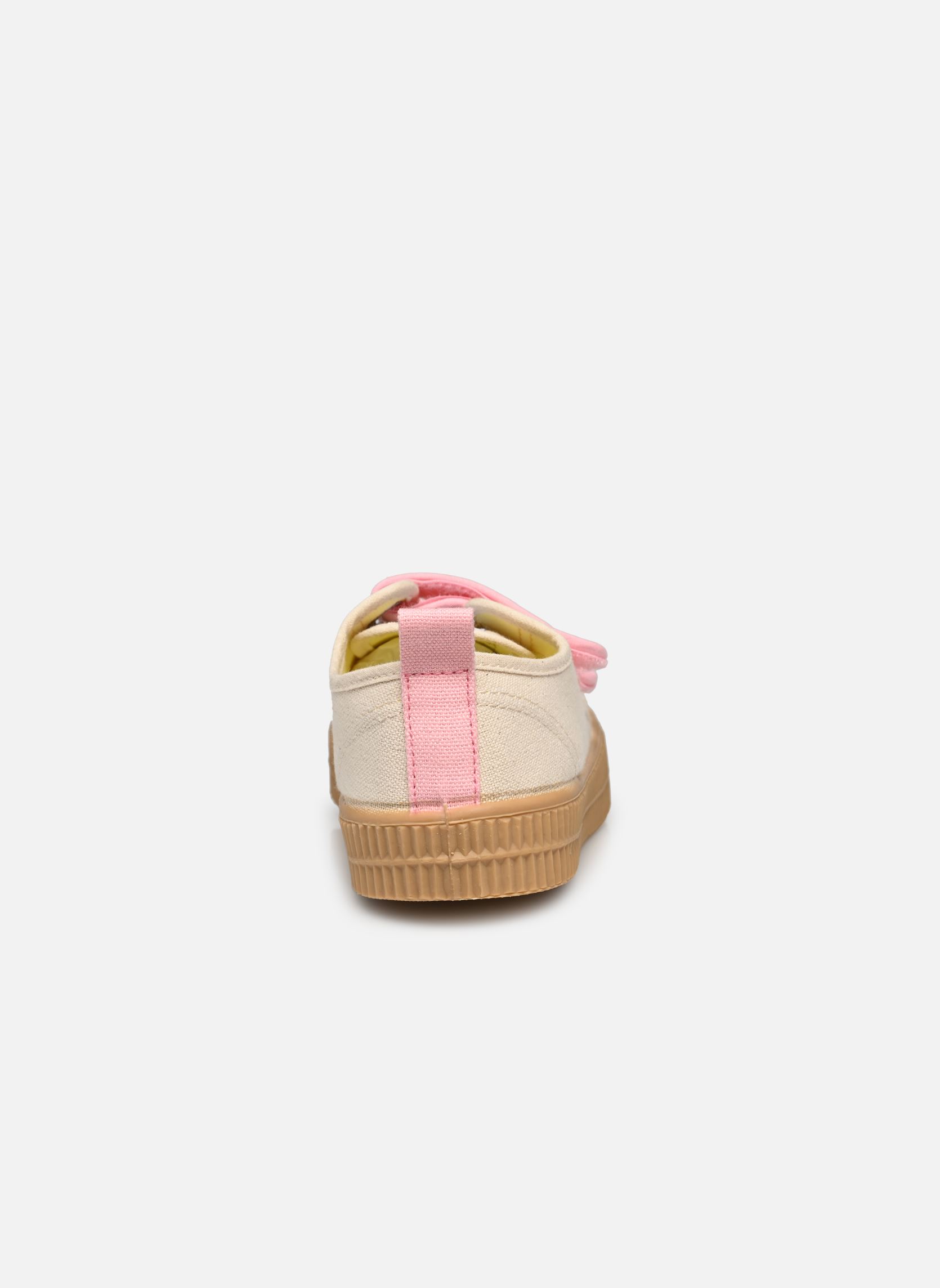 Lage sneakers Star Master Kid Velcro meisjes beige Novesta Lage sneakers Star Master Kid Velcro meisjes beige 99 BEIGE_03 PINK