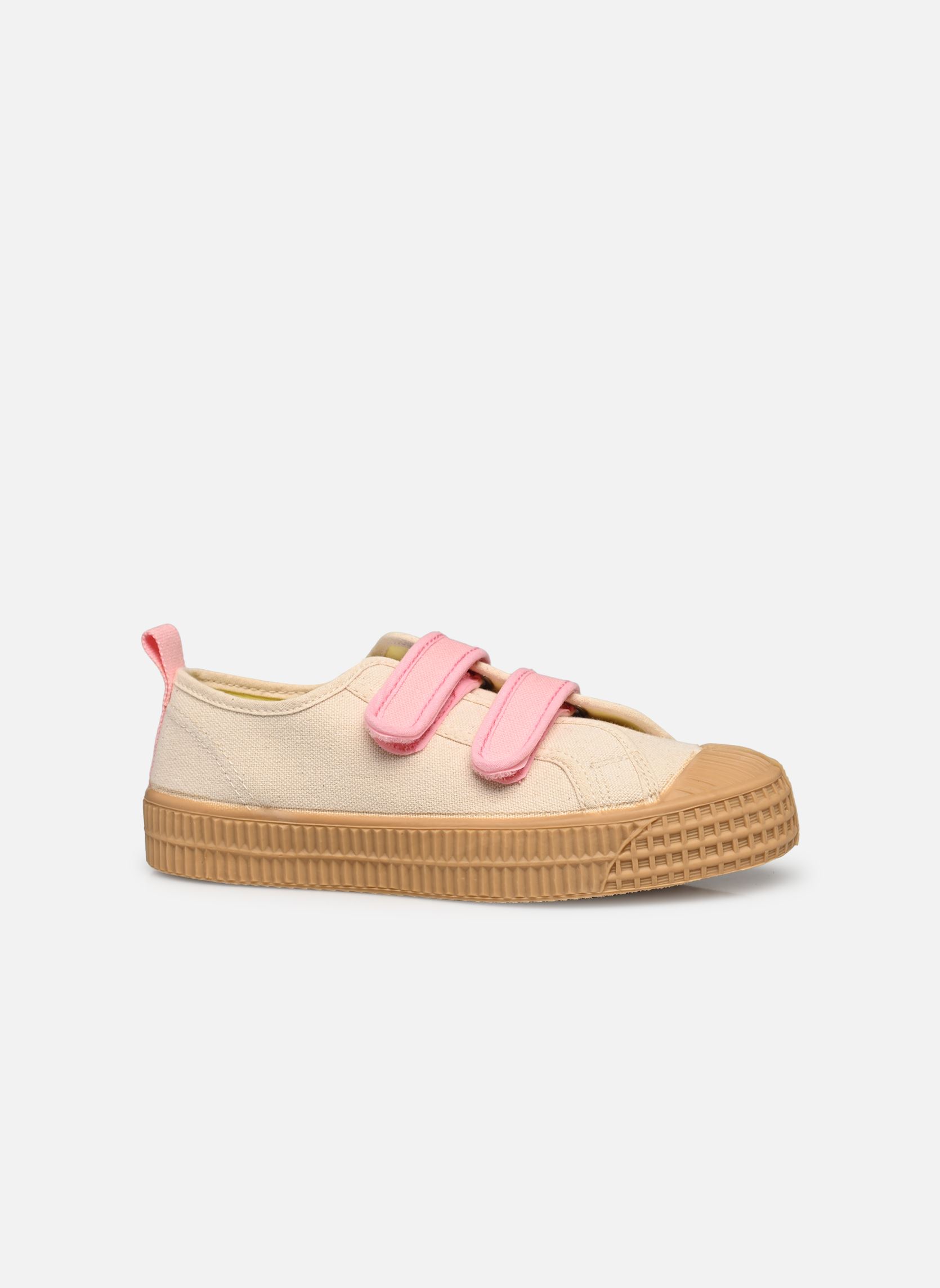 Lage sneakers Star Master Kid Velcro meisjes beige Novesta Lage sneakers Star Master Kid Velcro meisjes beige 99 BEIGE_03 PINK