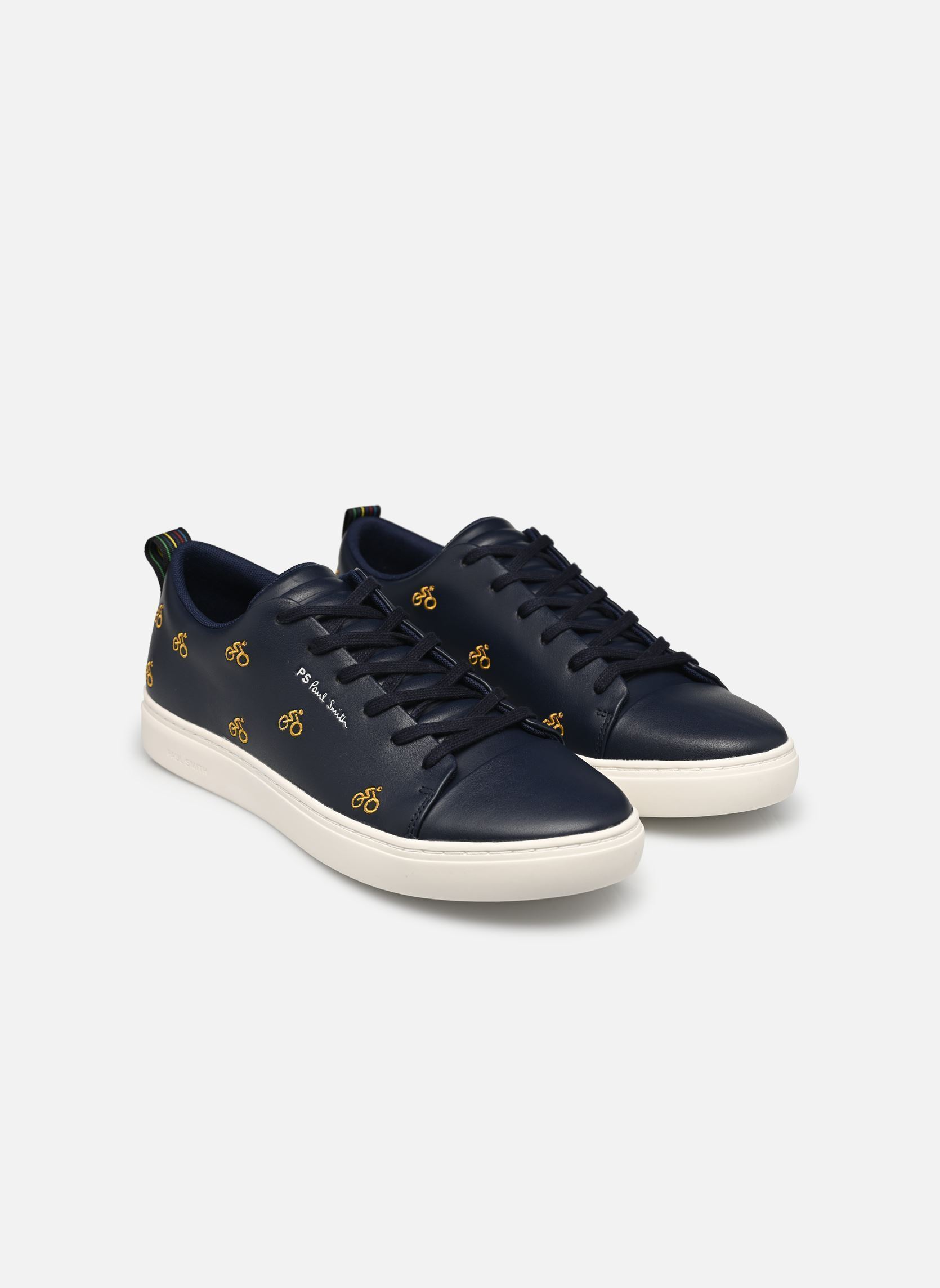 Niedrige Sneaker Lee herren blau PS Paul Smith Niedrige Sneaker Lee herren blau 49-NAVY CYCLE EMBROIDERY