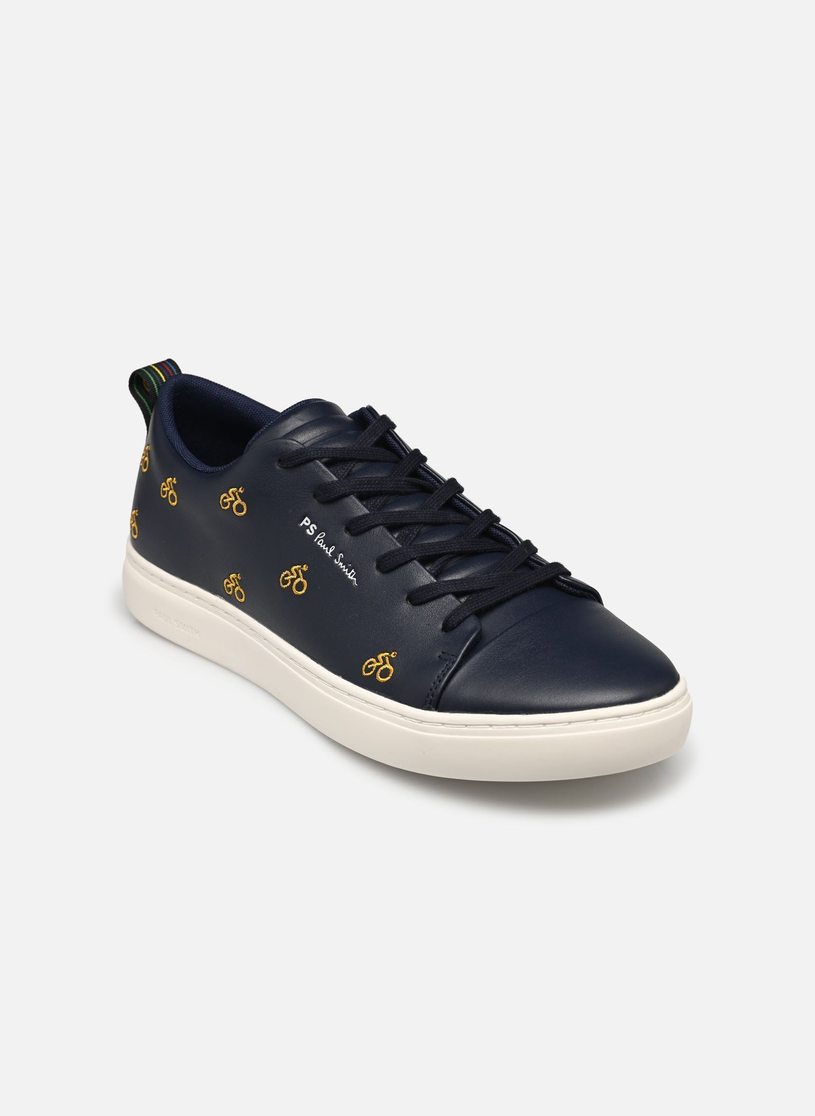 Niedrige Sneaker Lee herren blau PS Paul Smith Niedrige Sneaker Lee herren blau 49-NAVY CYCLE EMBROIDERY