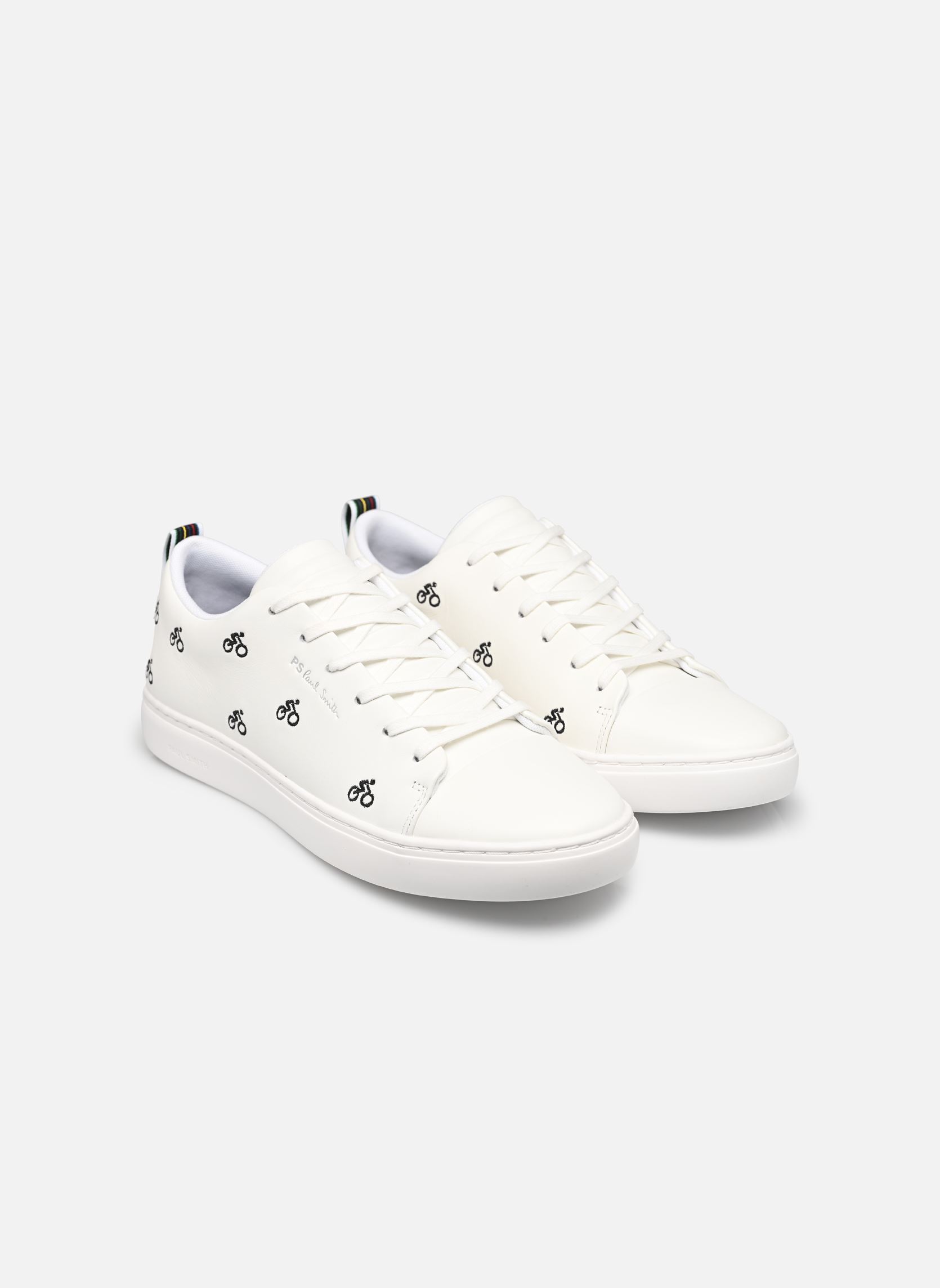 Niedrige Sneaker Lee herren weiß PS Paul Smith Niedrige Sneaker Lee herren weiß 01-WHITE CYCLE EMBROIDERY