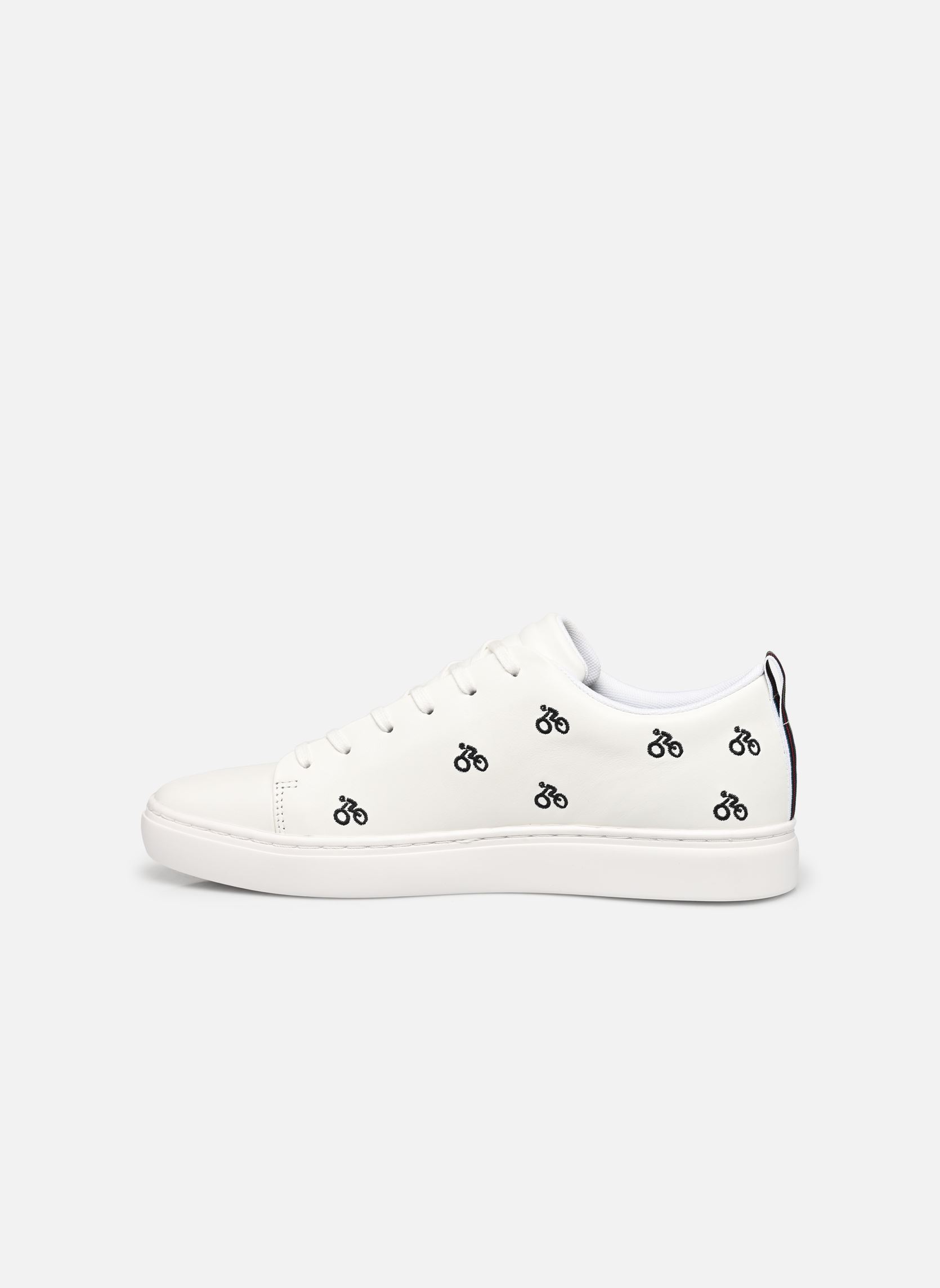 Niedrige Sneaker Lee herren weiß PS Paul Smith Niedrige Sneaker Lee herren weiß 01-WHITE CYCLE EMBROIDERY