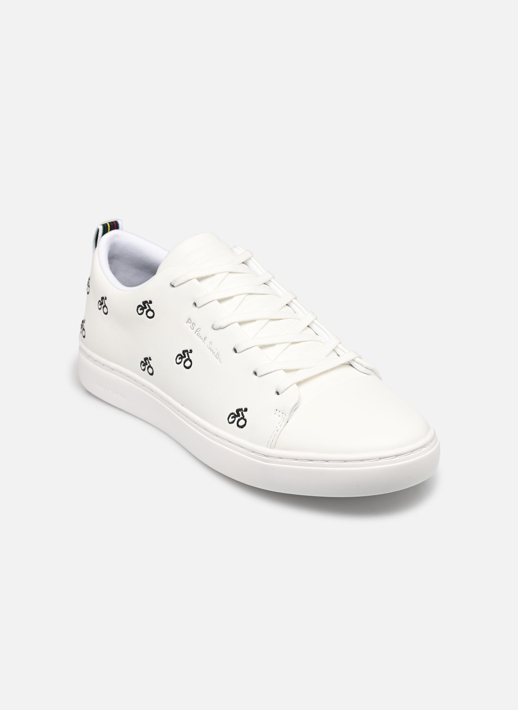 Niedrige Sneaker Lee herren weiß PS Paul Smith Niedrige Sneaker Lee herren weiß 01-WHITE CYCLE EMBROIDERY