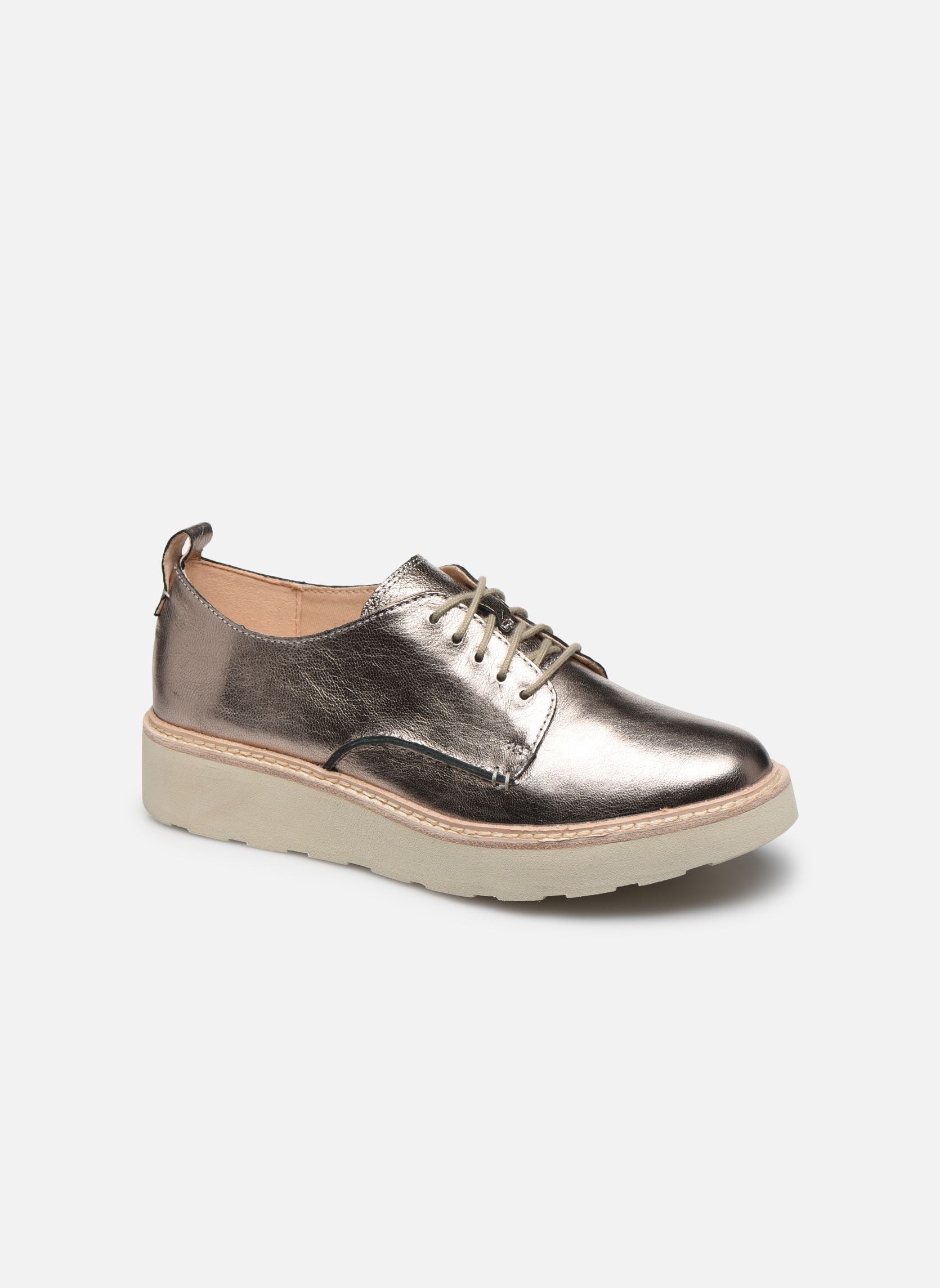 Derbies Trace Walk femme argent Clarks Derbies Trace Walk femme argent STONE