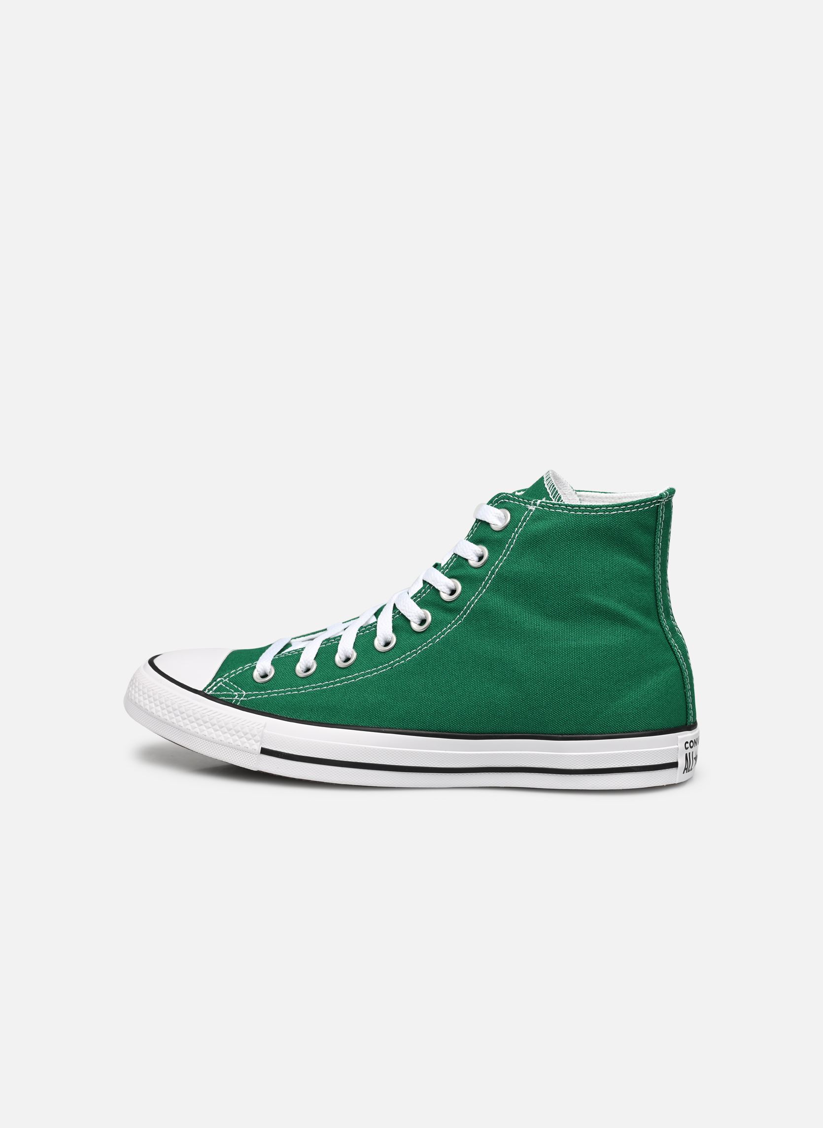 Leinen-Sneaker Chuck Taylor All Star Seasonal Color Hi herren grün Converse Leinen-Sneaker Chuck Taylor All Star Seasonal Color Hi herren grün AMAZON GREEN/WHITE/WHITE