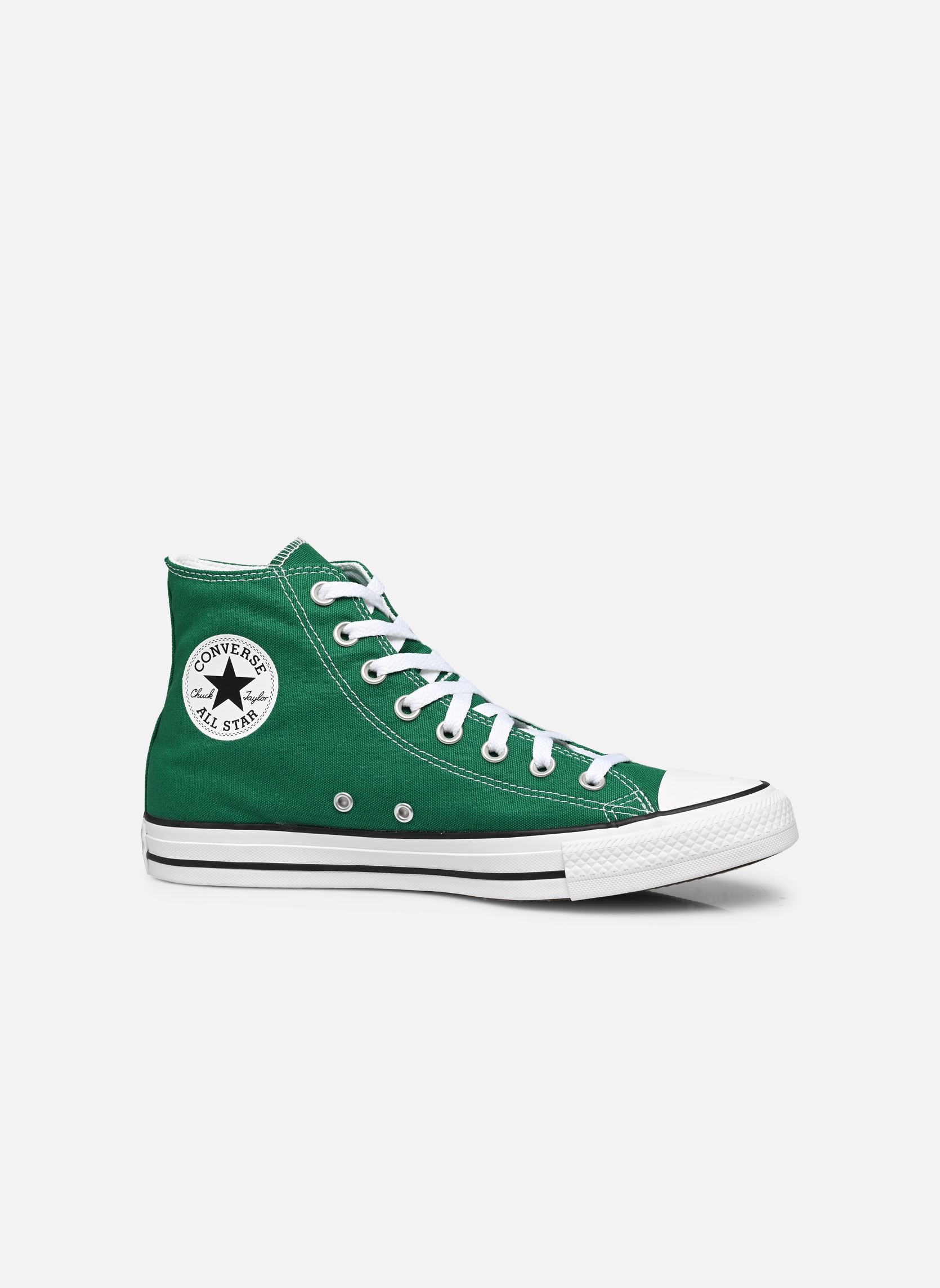 Leinen-Sneaker Chuck Taylor All Star Seasonal Color Hi herren grün Converse Leinen-Sneaker Chuck Taylor All Star Seasonal Color Hi herren grün AMAZON GREEN/WHITE/WHITE