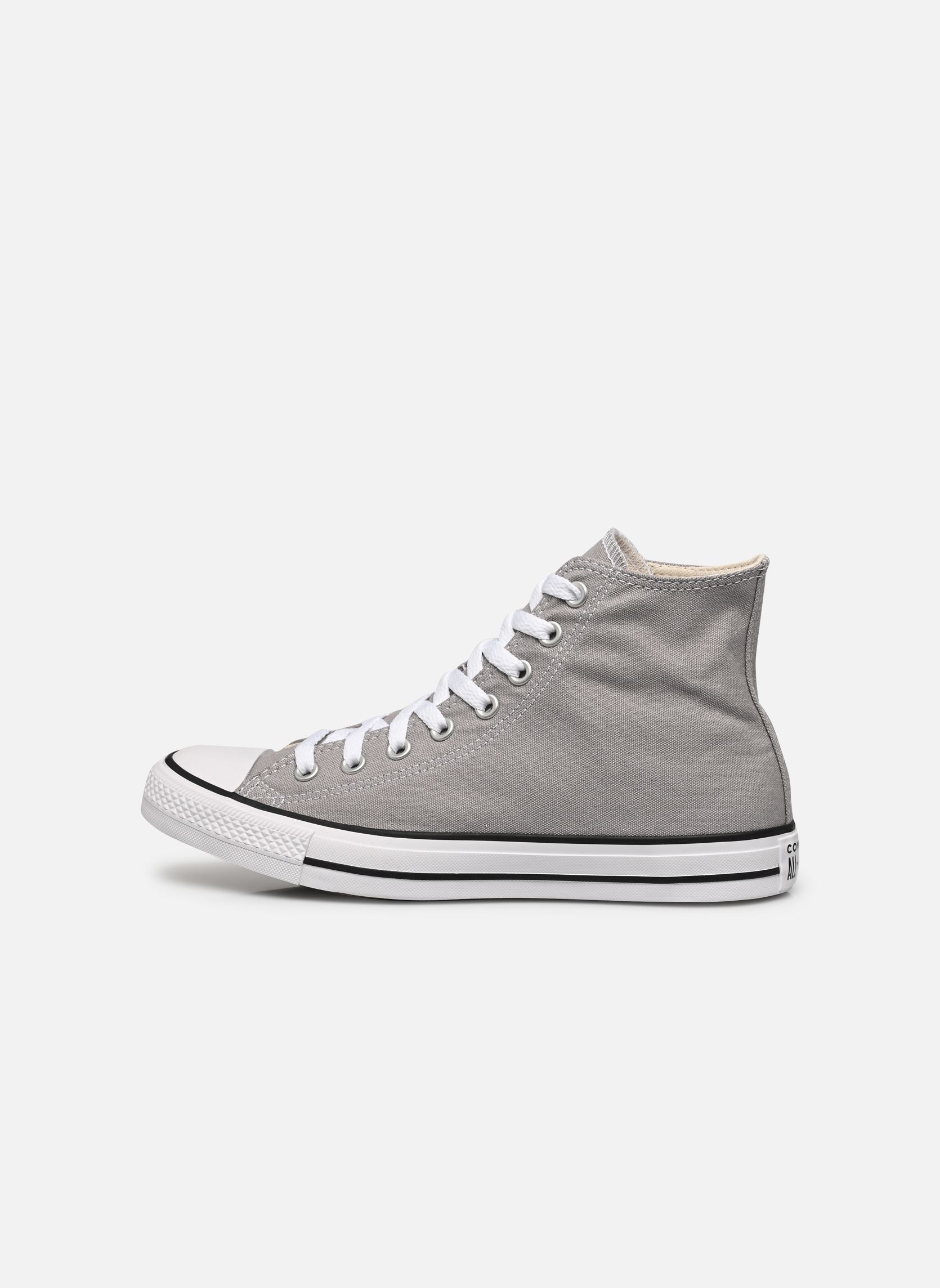Leinen-Sneaker Chuck Taylor All Star Seasonal Color Hi herren grau Converse Leinen-Sneaker Chuck Taylor All Star Seasonal Color Hi herren grau TOTALLY NEUTRAL
