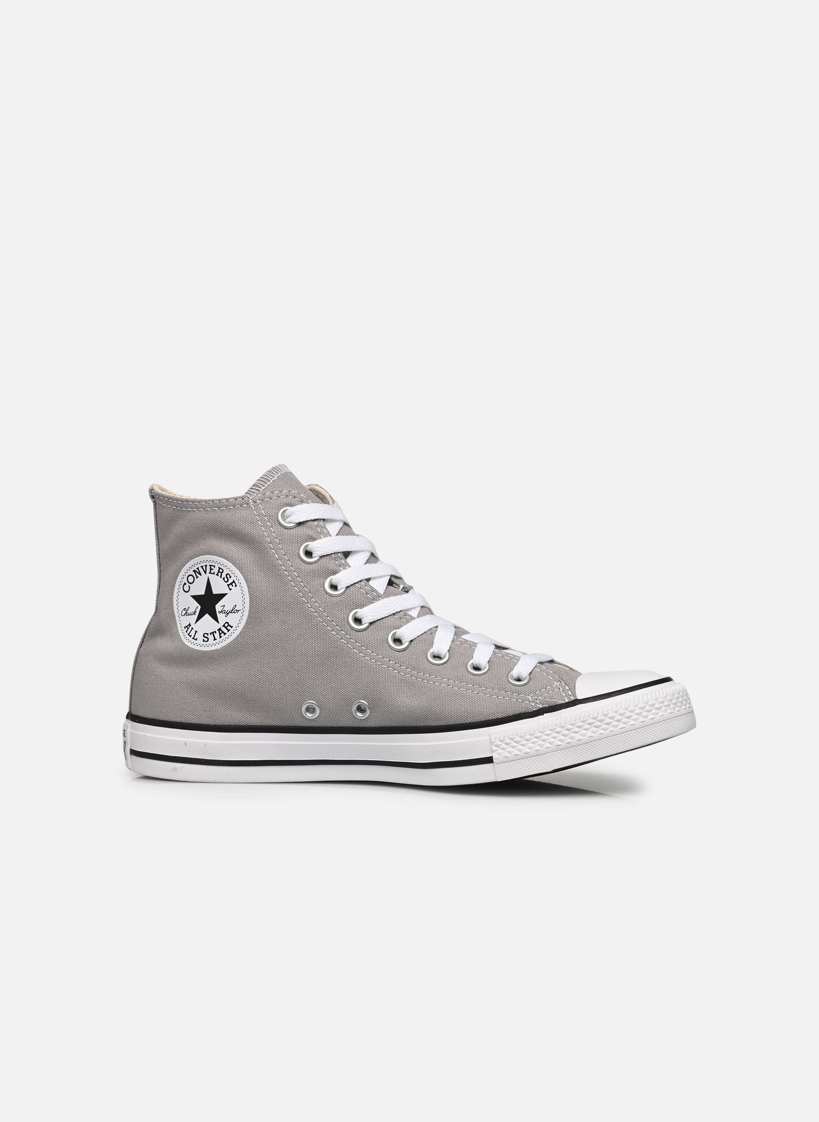 Leinen-Sneaker Chuck Taylor All Star Seasonal Color Hi herren grau Converse Leinen-Sneaker Chuck Taylor All Star Seasonal Color Hi herren grau TOTALLY NEUTRAL