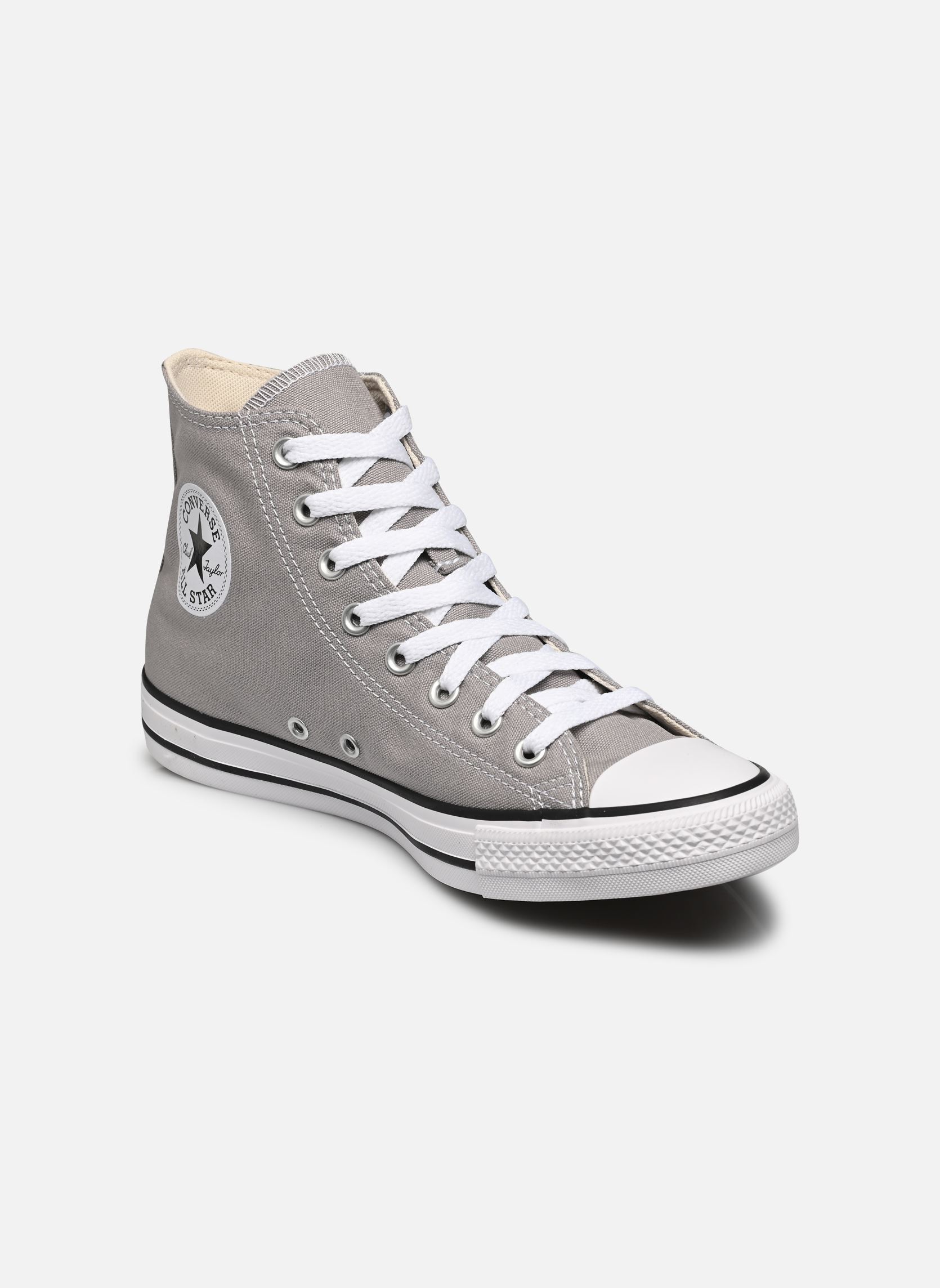 Leinen-Sneaker Chuck Taylor All Star Seasonal Color Hi herren grau Converse Leinen-Sneaker Chuck Taylor All Star Seasonal Color Hi herren grau TOTALLY NEUTRAL