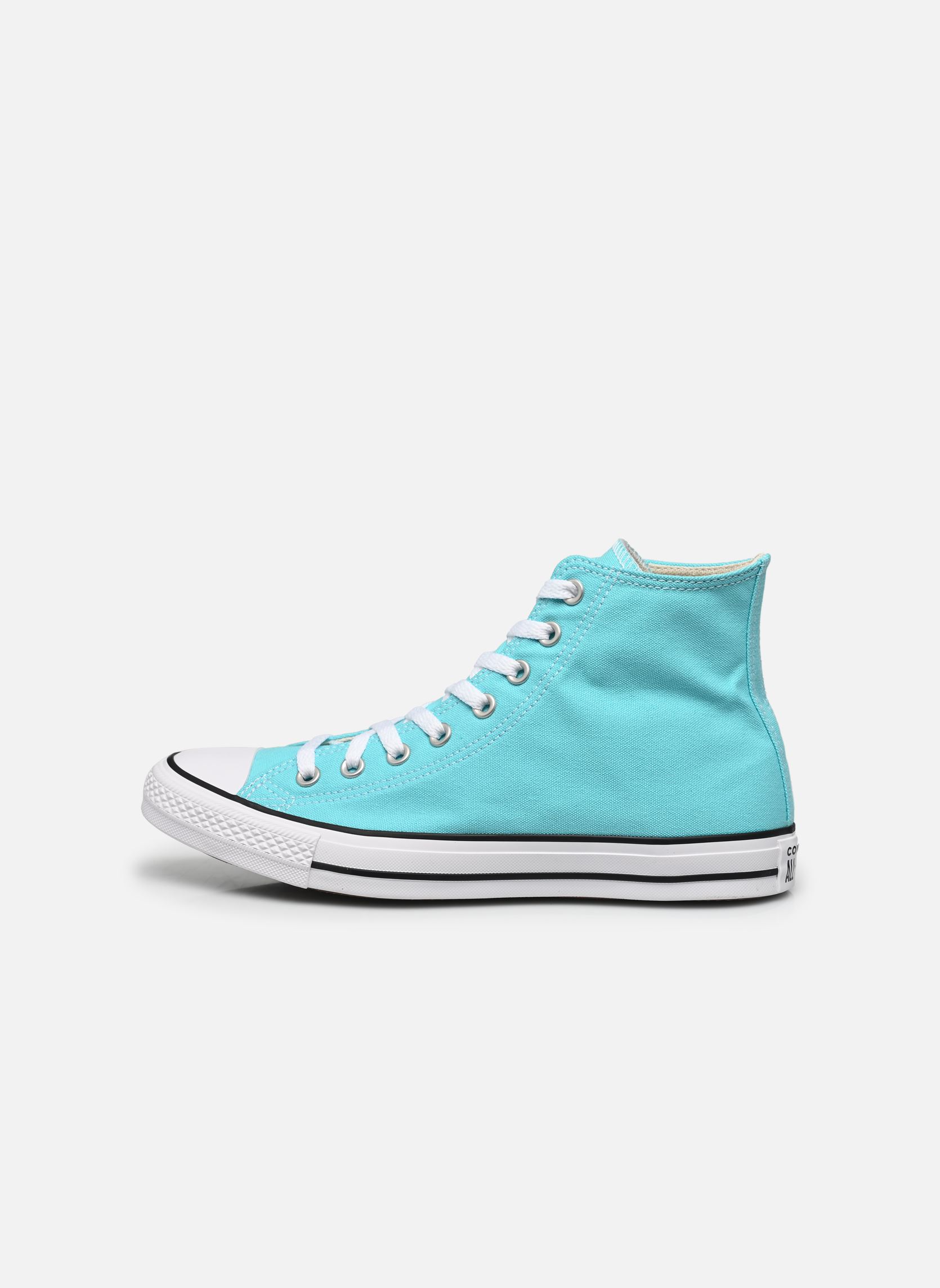 Print sneakers Chuck Taylor All Star Seasonal Color Hi heren blauw Converse Print sneakers Chuck Taylor All Star Seasonal Color Hi heren blauw DOUBLE CYAN