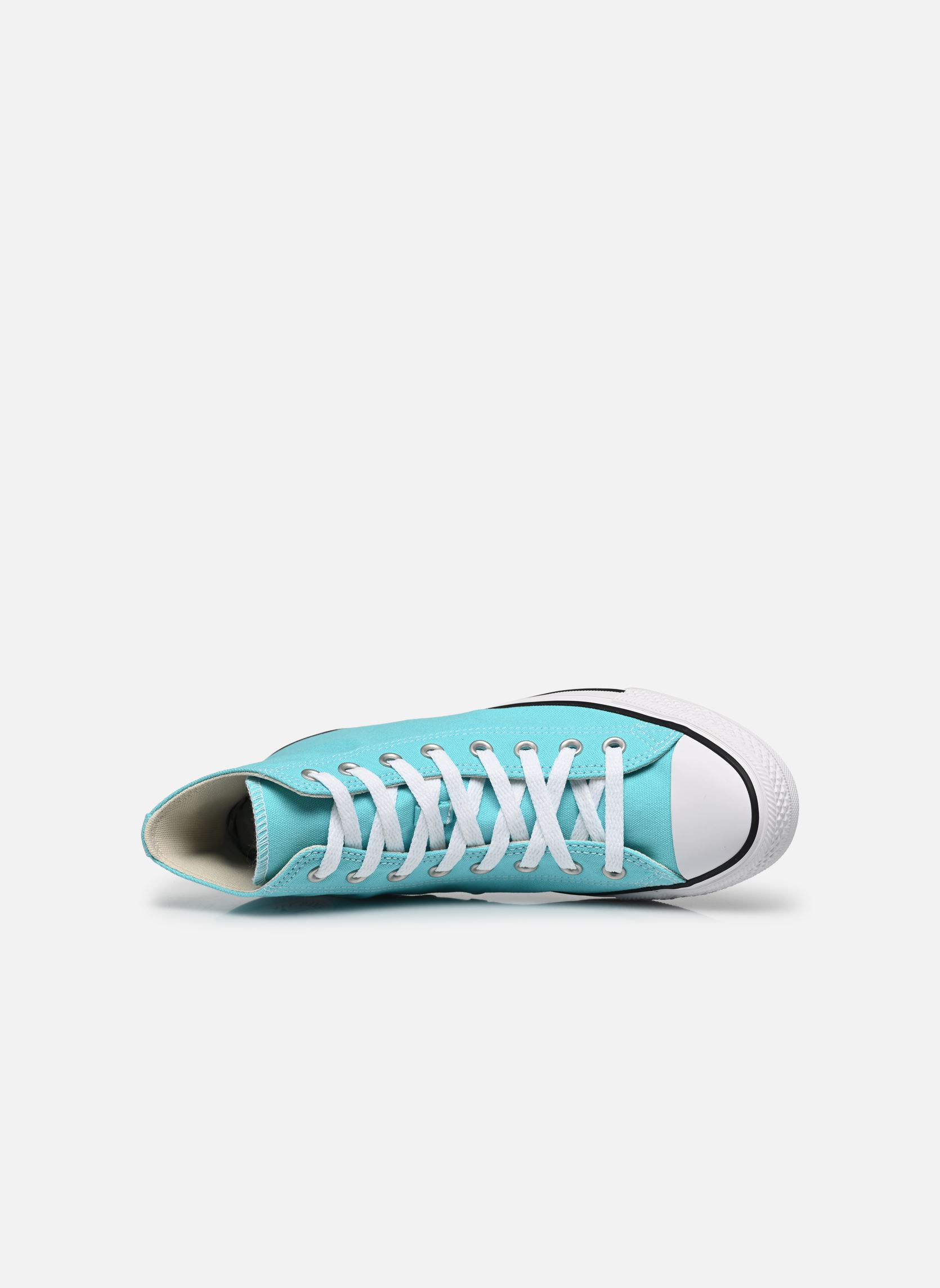 Print sneakers Chuck Taylor All Star Seasonal Color Hi heren blauw Converse Print sneakers Chuck Taylor All Star Seasonal Color Hi heren blauw DOUBLE CYAN