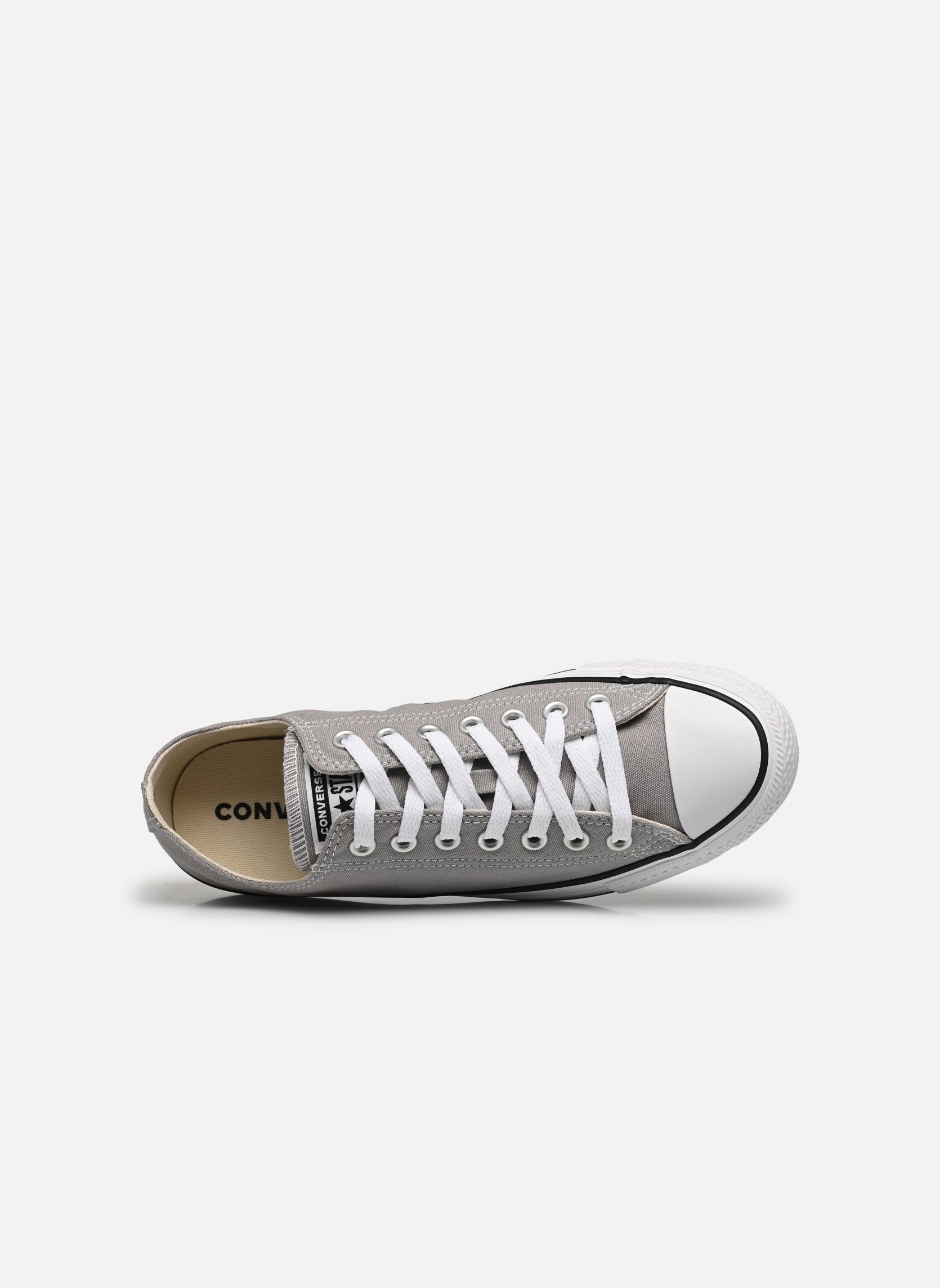 Baskets toile Chuck Taylor All Star Seasonal Color Ox homme gris Converse Baskets toile Chuck Taylor All Star Seasonal Color Ox homme gris TOTALLY NEUTRAL