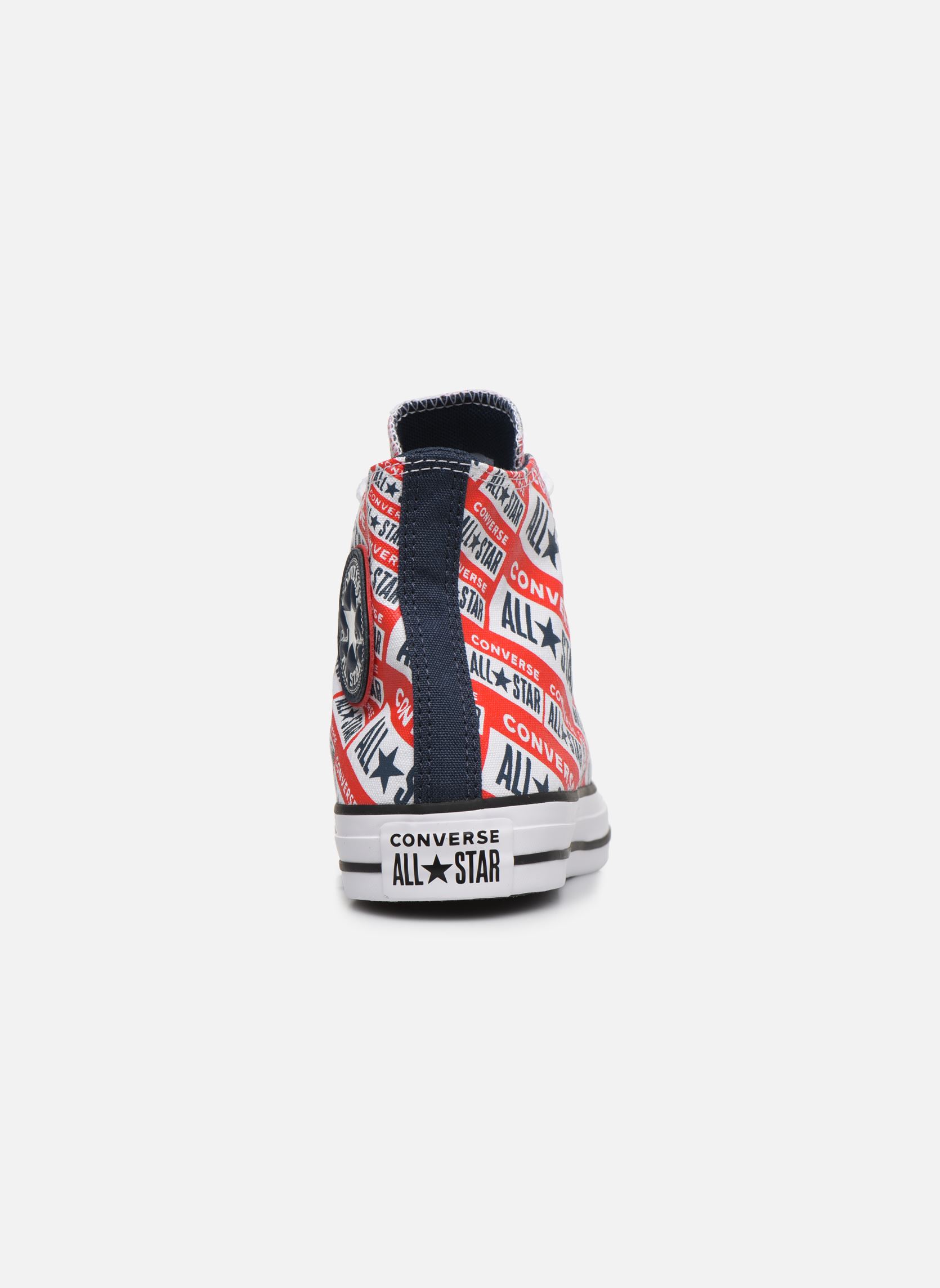 Print sneakers Chuck Taylor All Star Logo Play Hi W dames rood Converse Print sneakers Chuck Taylor All Star Logo Play Hi W dames rood WHITEMULTIBLACK4