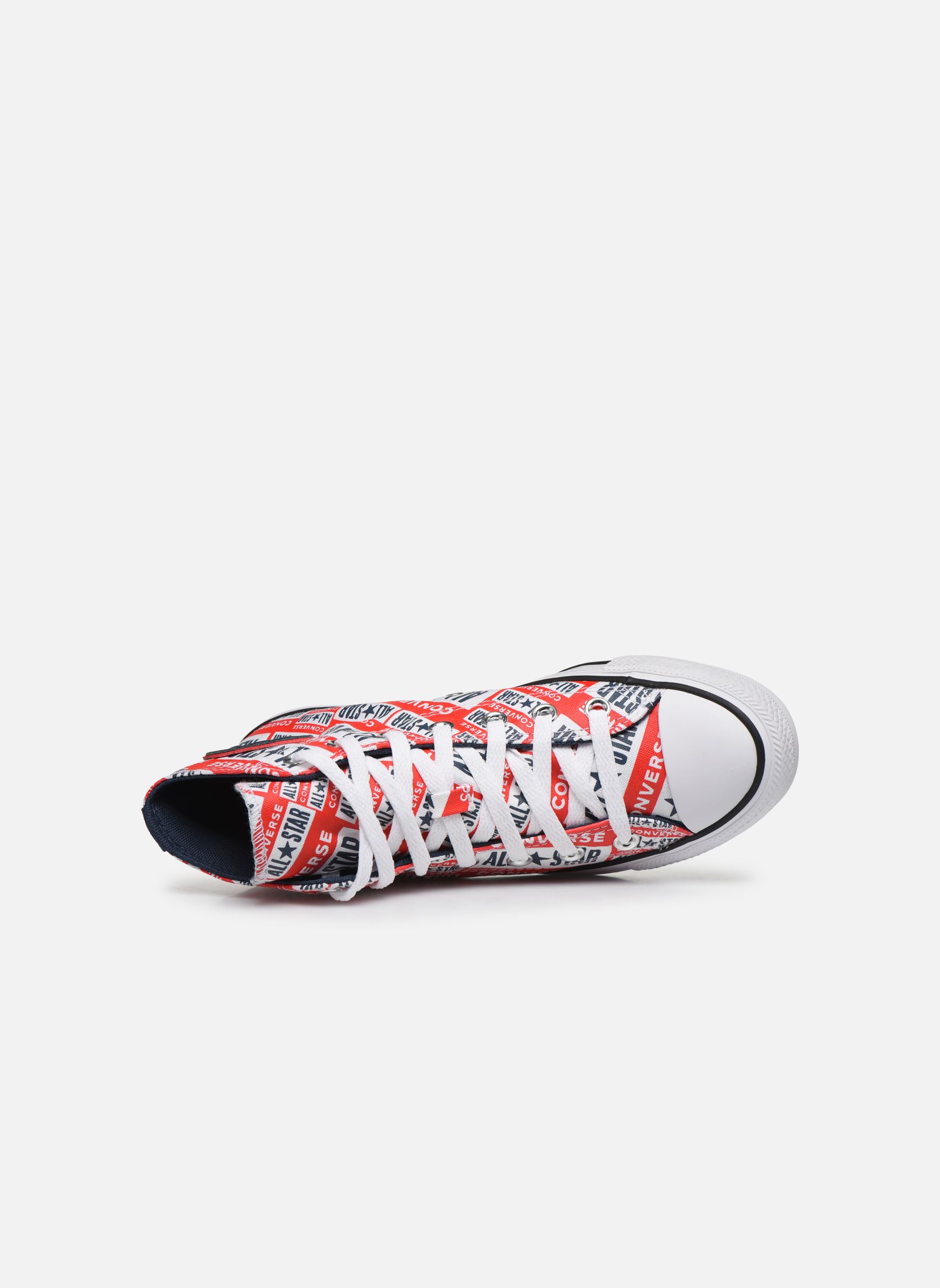 Print sneakers Chuck Taylor All Star Logo Play Hi W dames rood Converse Print sneakers Chuck Taylor All Star Logo Play Hi W dames rood WHITEMULTIBLACK4