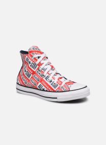 Print sneakers Chuck Taylor All Star Logo Play Hi W dames rood Converse Print sneakers Chuck Taylor All Star Logo Play Hi W dames rood WHITEMULTIBLACK4