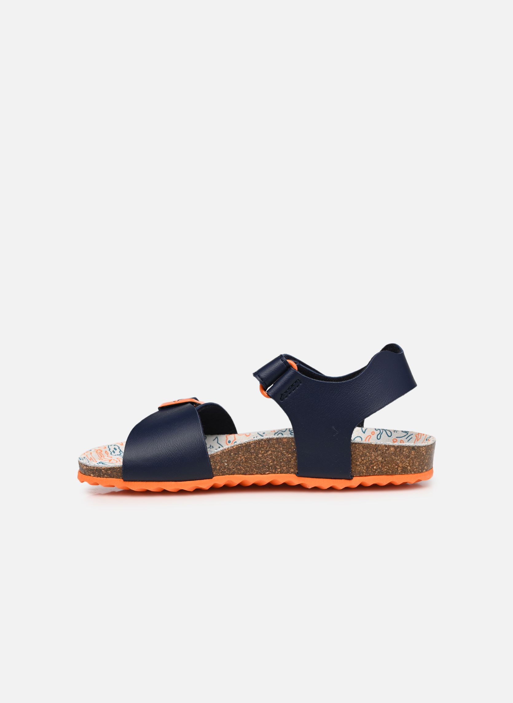 Sandalias J Ghita Boy J028LB niño azul Geox Sandalias J Ghita Boy J028LB niño azul Bl Mar/Orange Foncé