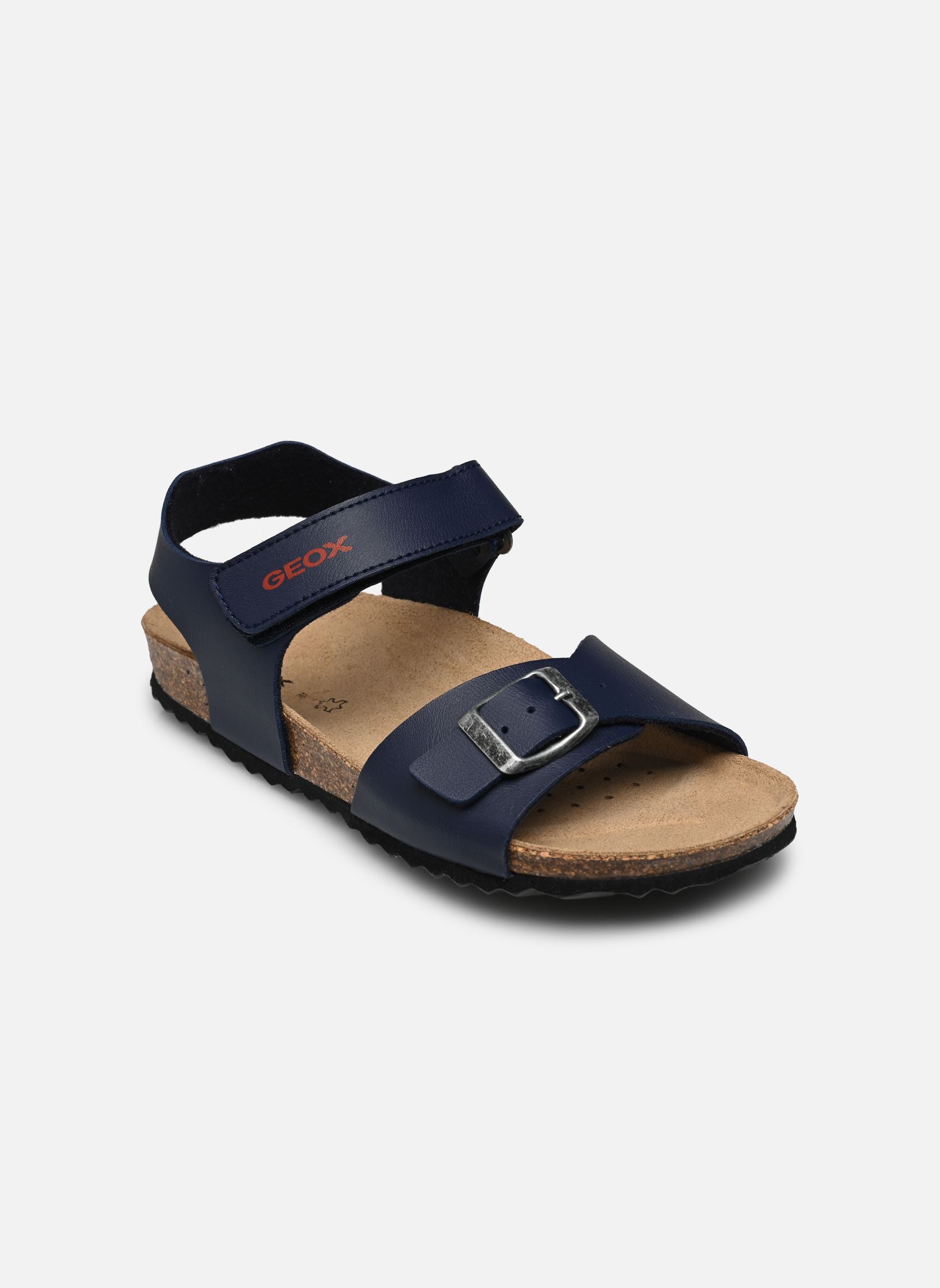 Sandales J Ghita Boy J028LB garçon bleu Geox Sandales J Ghita Boy J028LB garçon bleu Bleu Marine / Rouge
