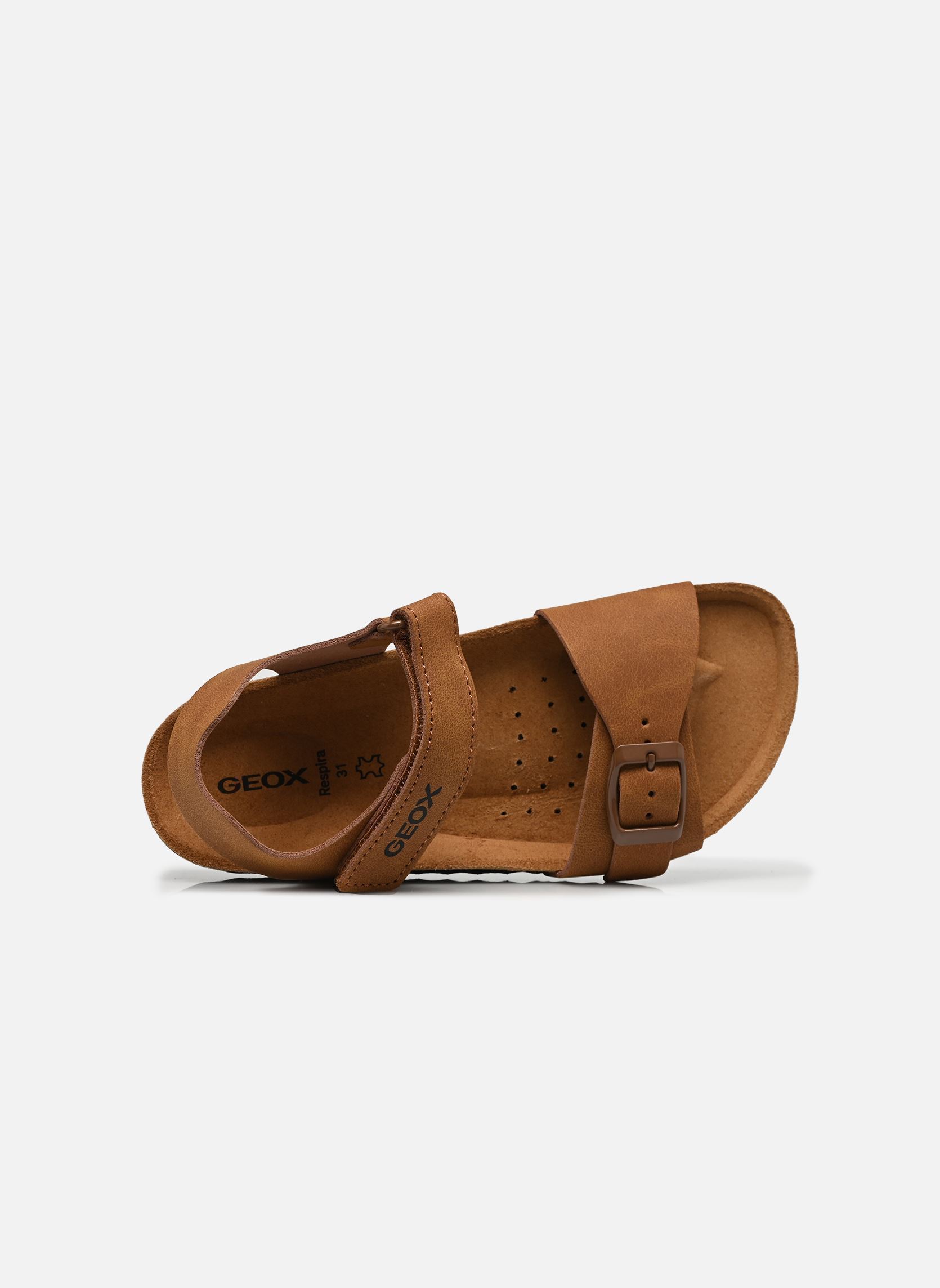 Sandales J Ghita Boy J028LB garçon marron Geox Sandales J Ghita Boy J028LB garçon marron Caramel