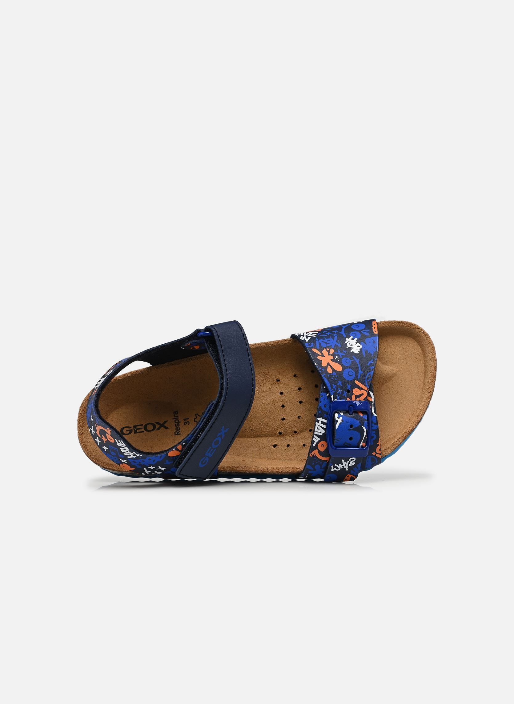 Sandales J Ghita Boy J028LB garçon bleu Geox Sandales J Ghita Boy J028LB garçon bleu Navy