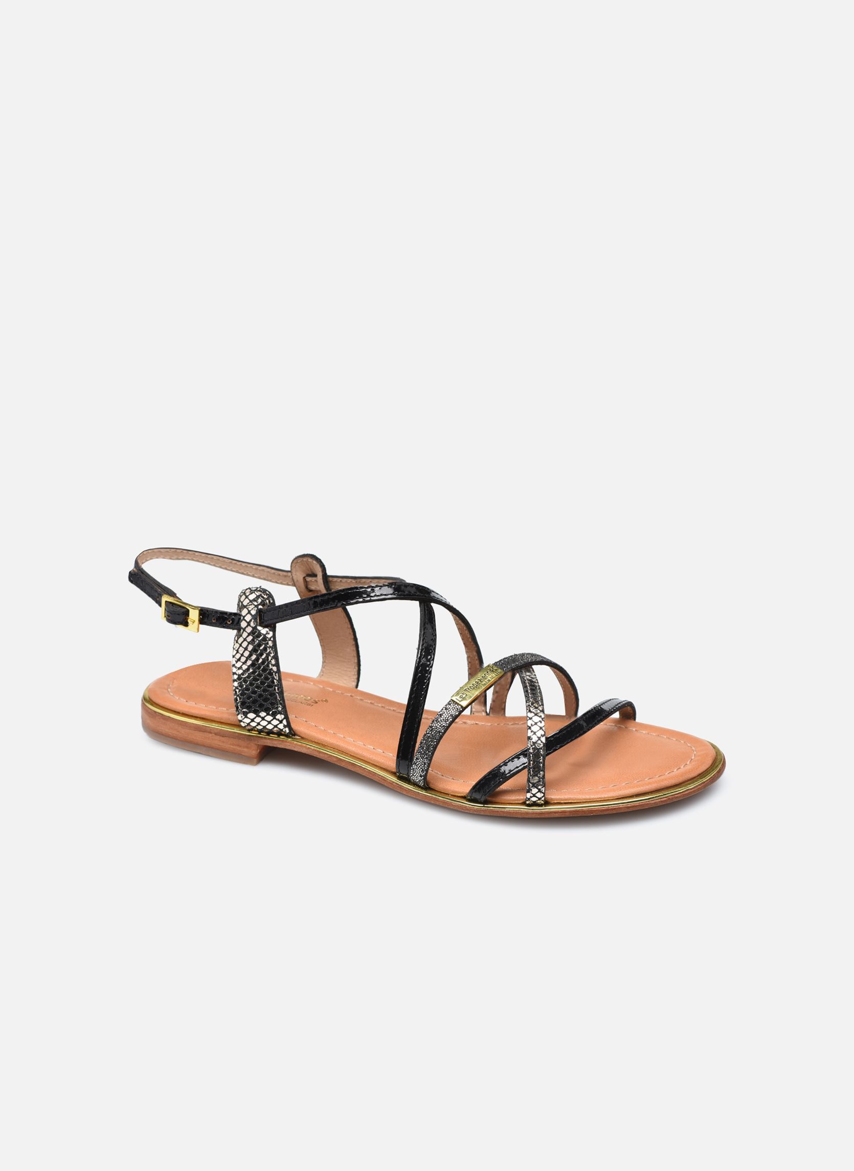 Sandales HARRY femme noir Les Tropéziennes par M Belarbi Sandales HARRY femme noir Noir/multi