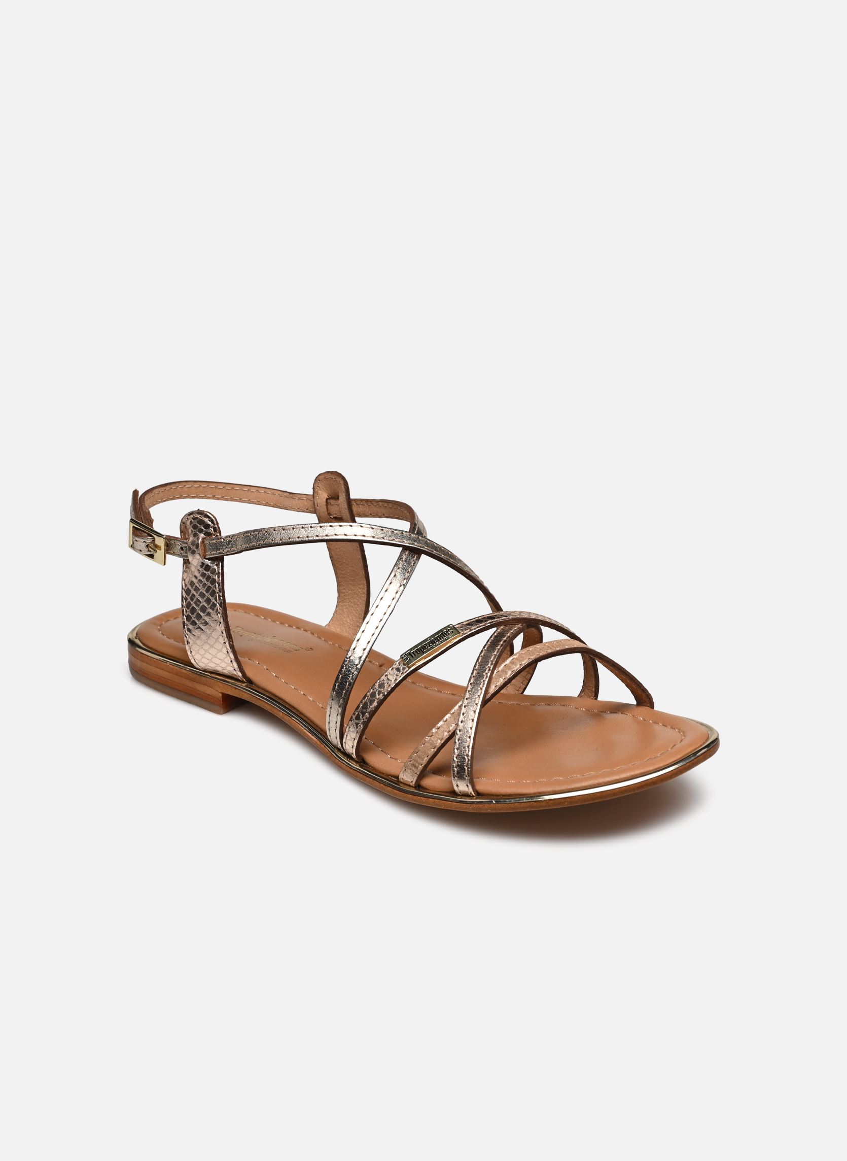 Sandalen HARRY dames goud en brons Les Tropéziennes par M Belarbi Sandalen HARRY dames goud en brons OR MULTI
