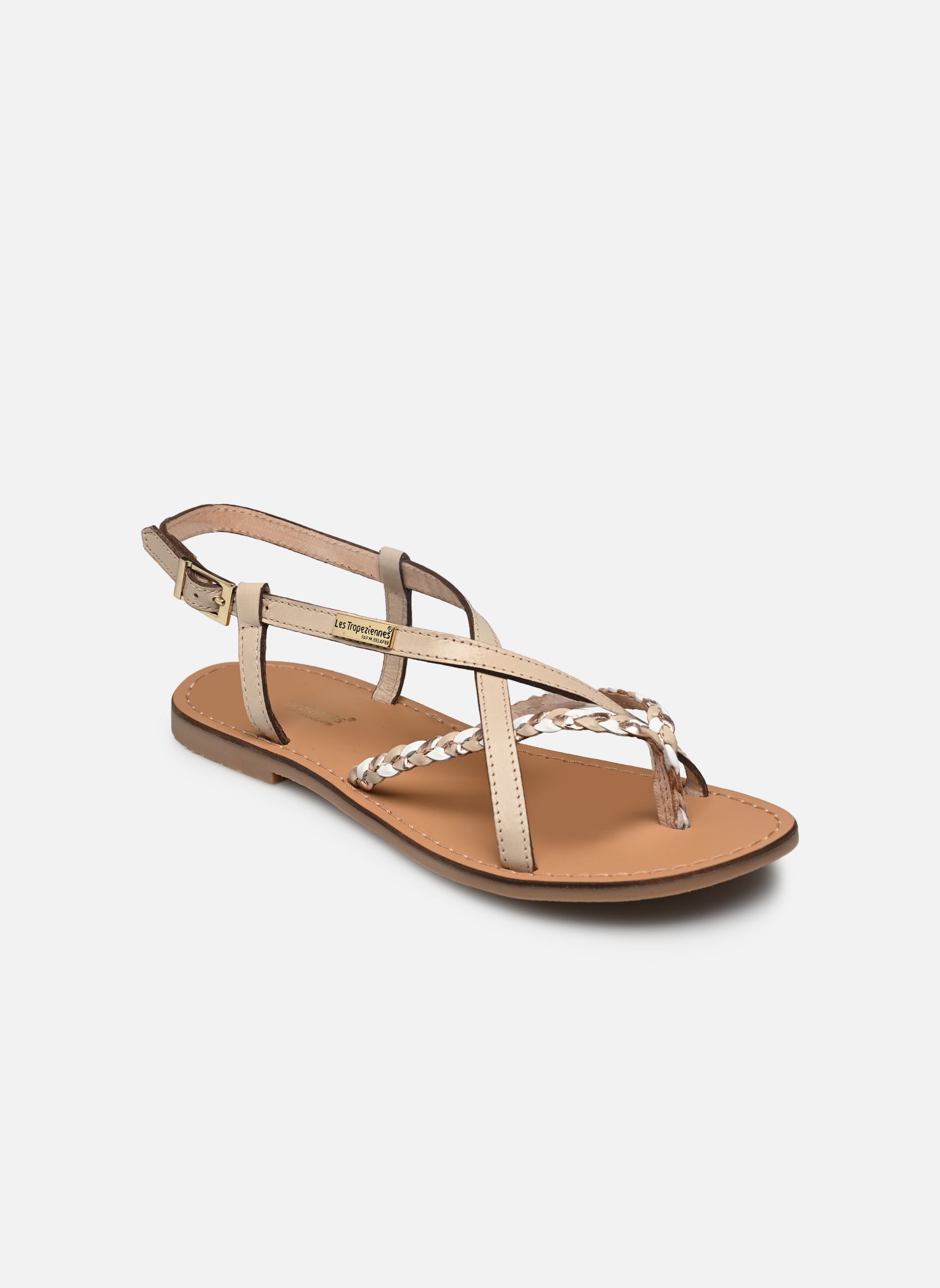 Sandales CHOU femme beige Les Tropéziennes par M Belarbi Sandales CHOU femme beige CREME MULTI