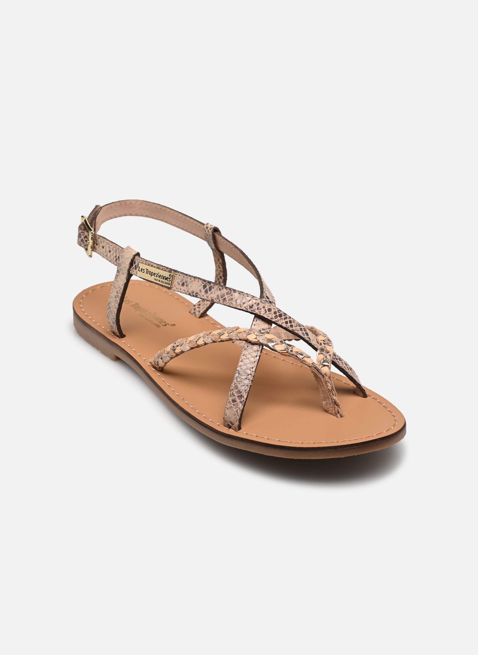 Sandales CHOU femme beige Les Tropéziennes par M Belarbi Sandales CHOU femme beige BEIGE SERPENT