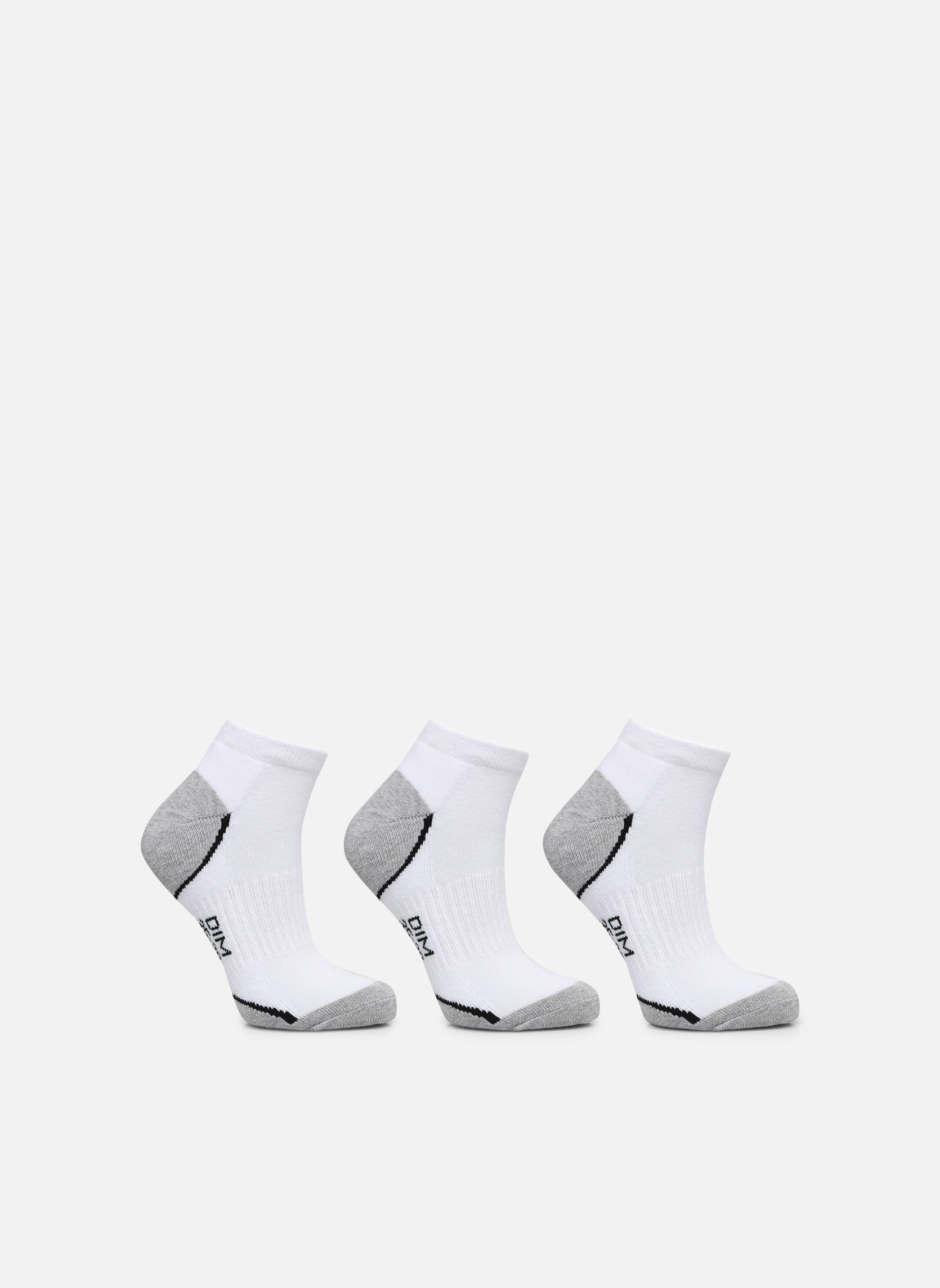 Socquettes Sport Impact Léger Socquettes X3 femme blanc Dim Socquettes Sport Impact Léger Socquettes X3 femme blanc BLANC/GRIS