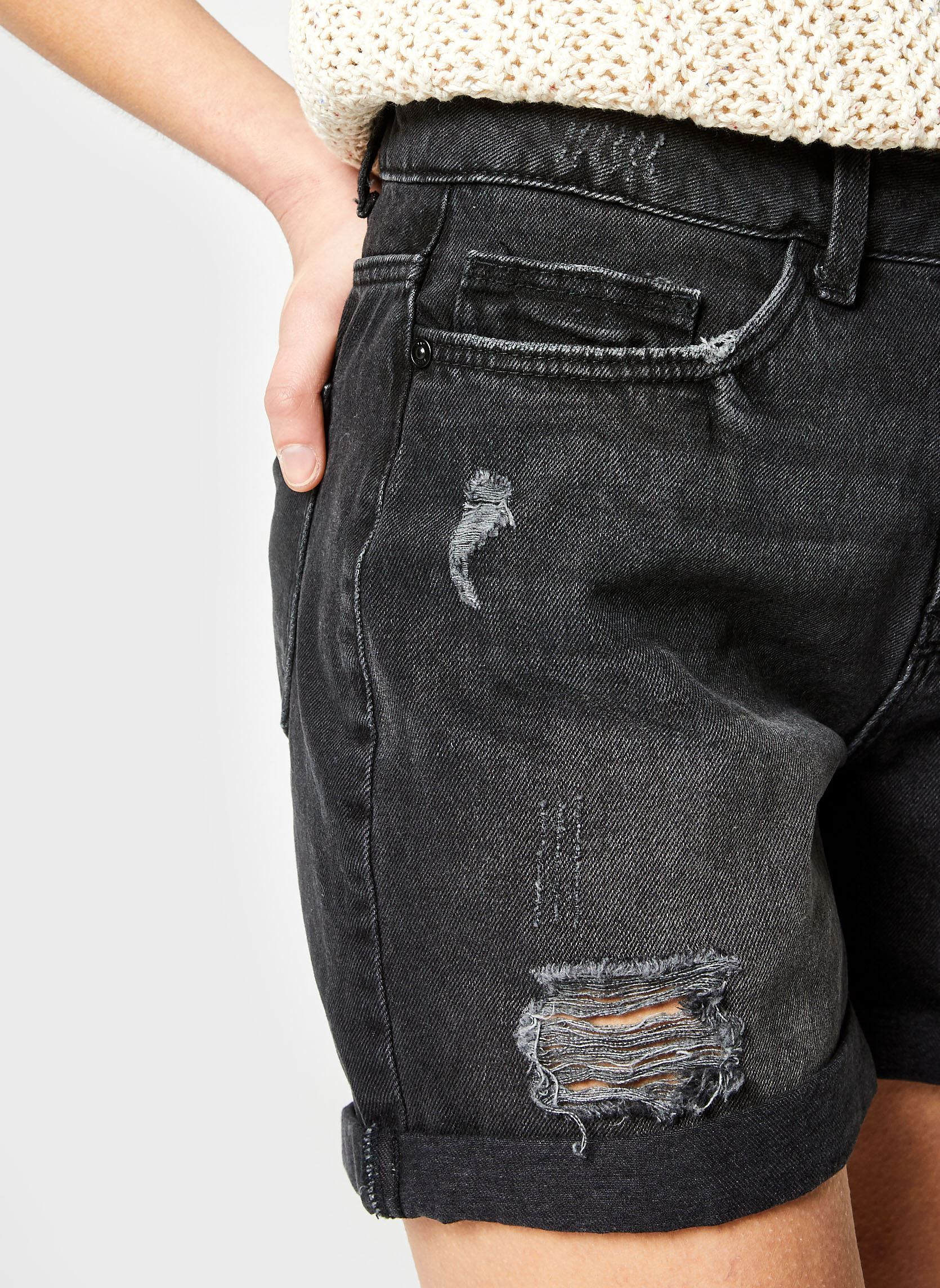 Shorts Nmsmiley Shorts femme noir Noisy May Shorts Nmsmiley Shorts femme noir Black Denim