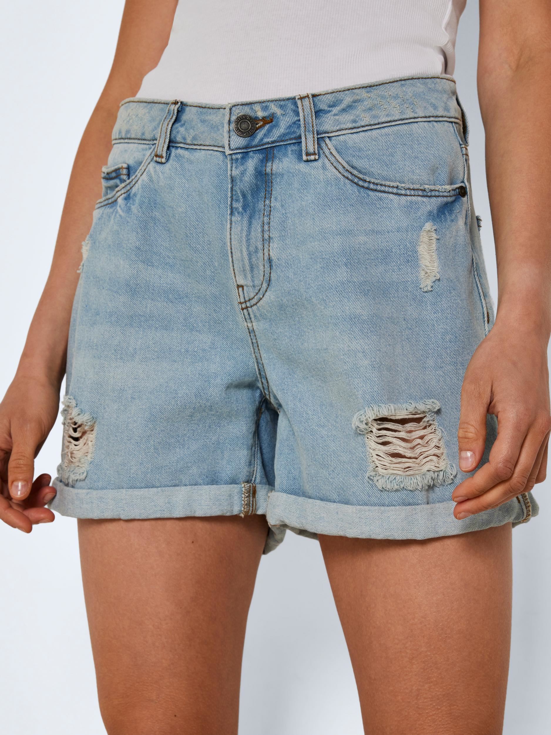 Shorts Nmsmiley Shorts dames blauw Noisy May Shorts Nmsmiley Shorts dames blauw Light Blue Denim