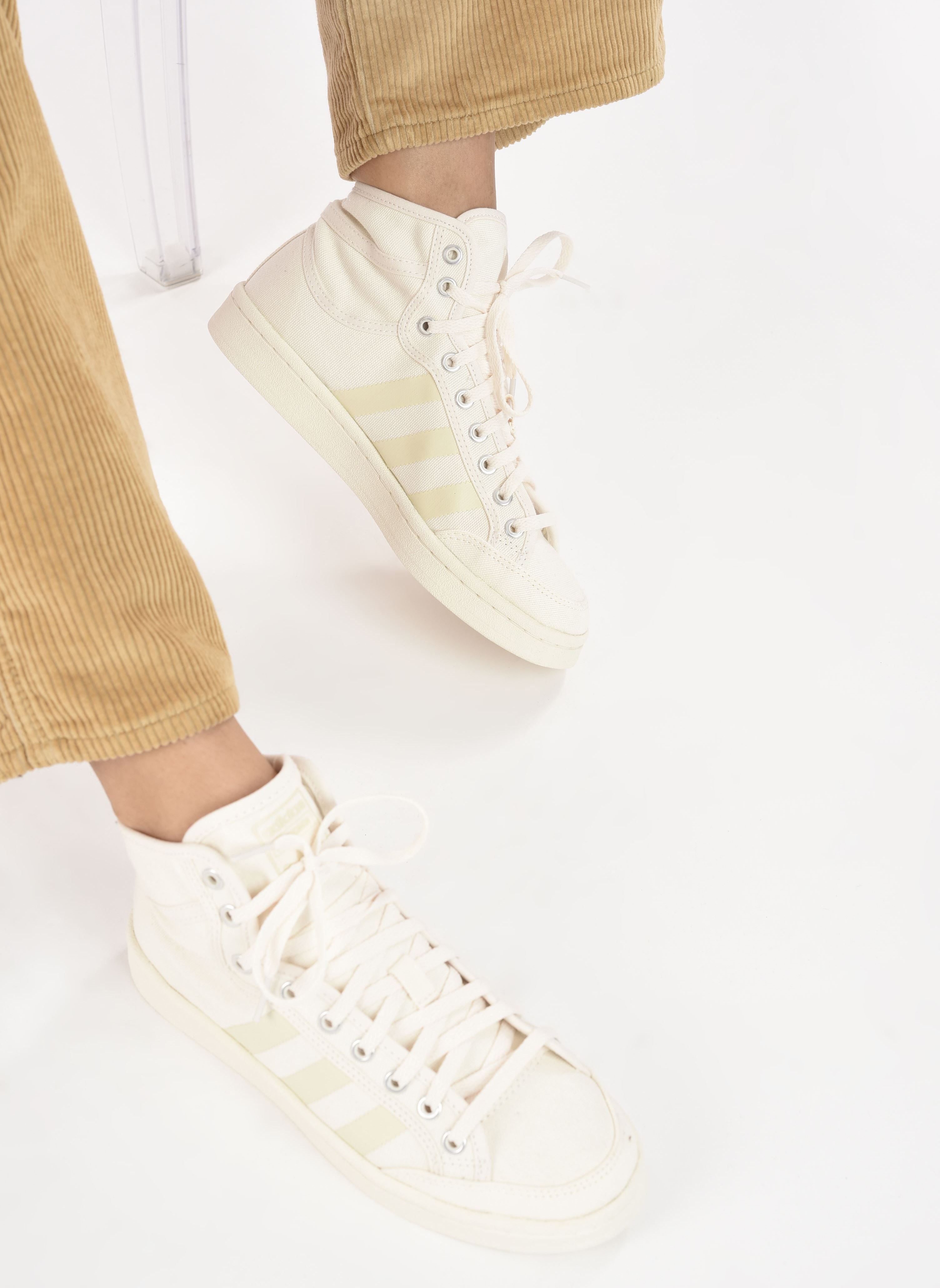 Baskets toile Baskets - Americana Decon W femme blanc adidas originals Baskets toile Baskets - Americana Decon W femme blanc chalk white/chalk white/cream white