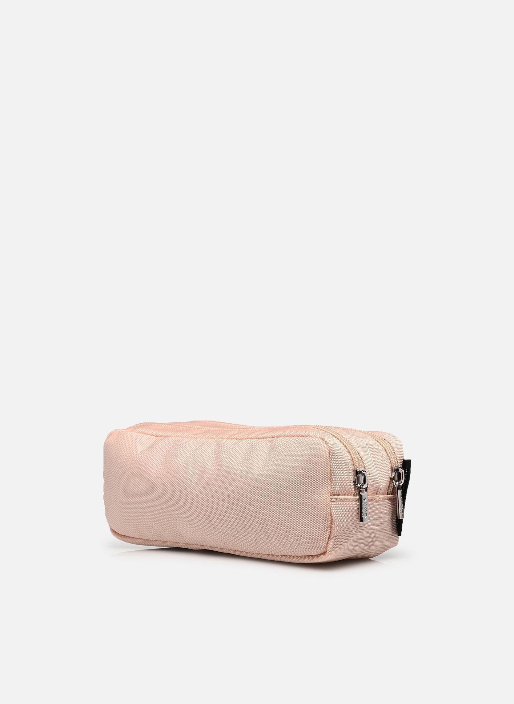 Trousses scolaire Trousse double fille rose Caramel & Cie Trousses scolaire Trousse double fille rose LIBELLULE ROSE