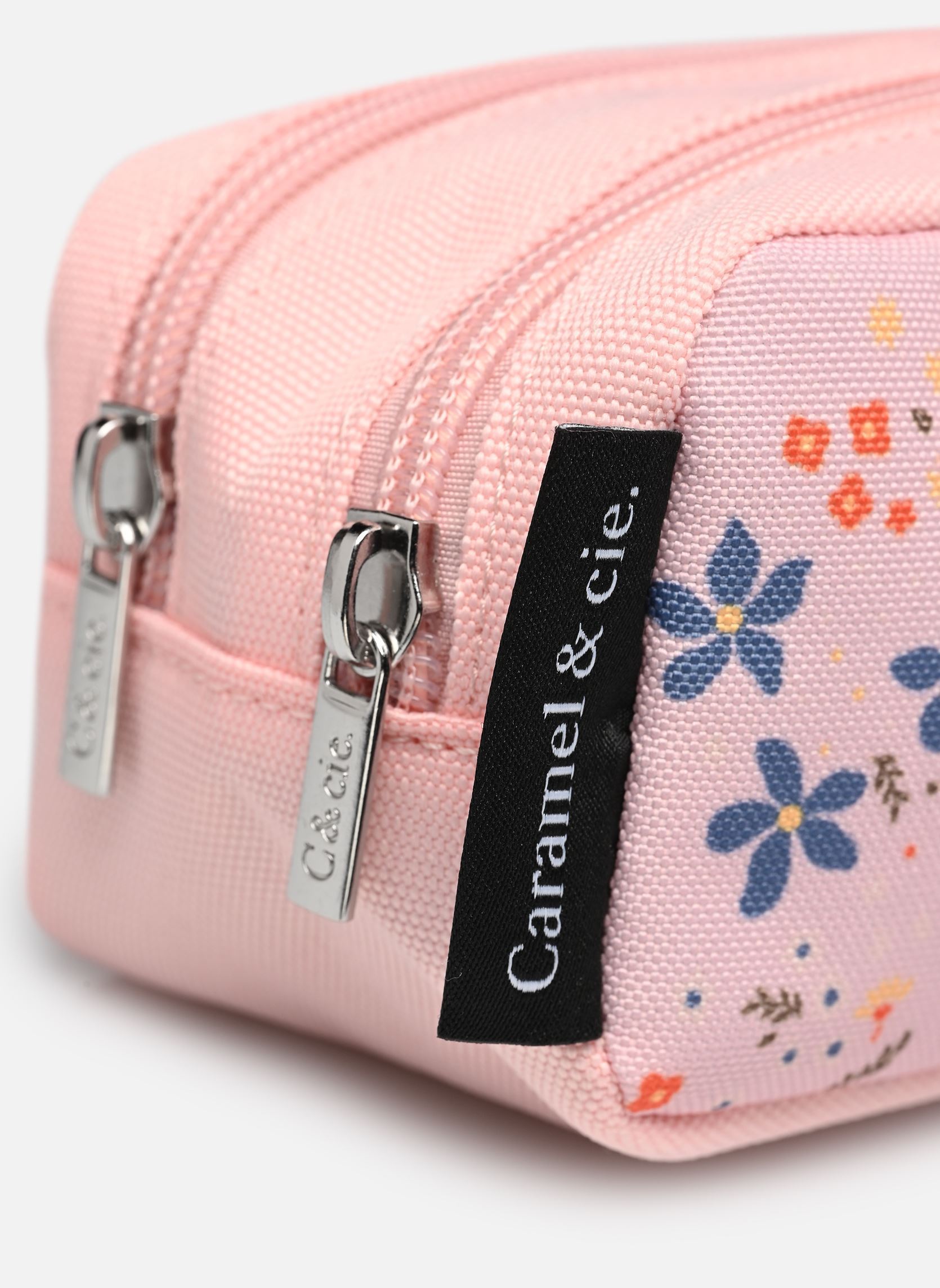 Trousses scolaire Trousse double fille rose Caramel & Cie Trousses scolaire Trousse double fille rose STELLA ROSE