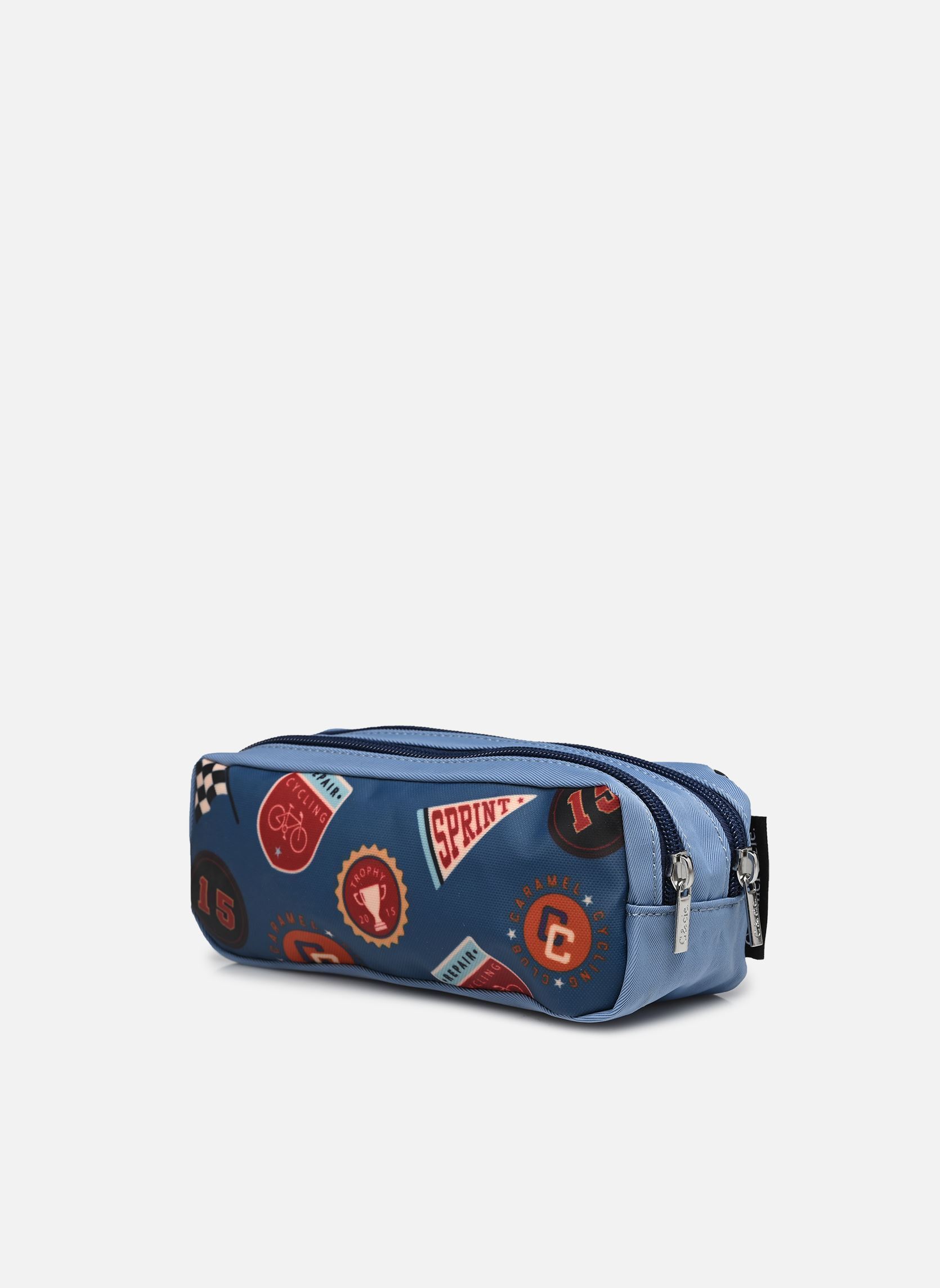 Trousses scolaire Trousse double garçon bleu Caramel & Cie Trousses scolaire Trousse double garçon bleu SPRINT CLUB