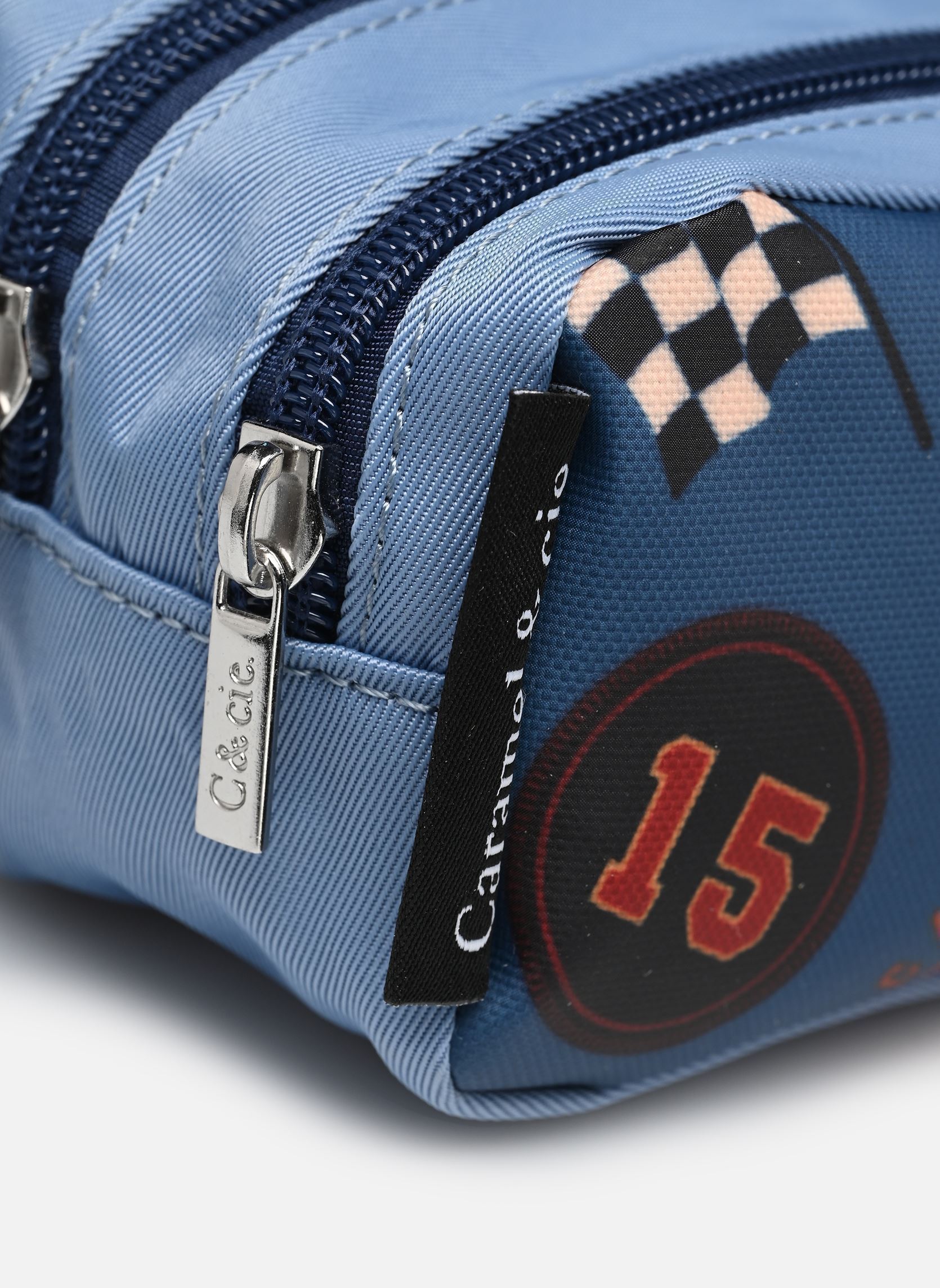 Trousses scolaire Trousse double garçon bleu Caramel & Cie Trousses scolaire Trousse double garçon bleu SPRINT CLUB