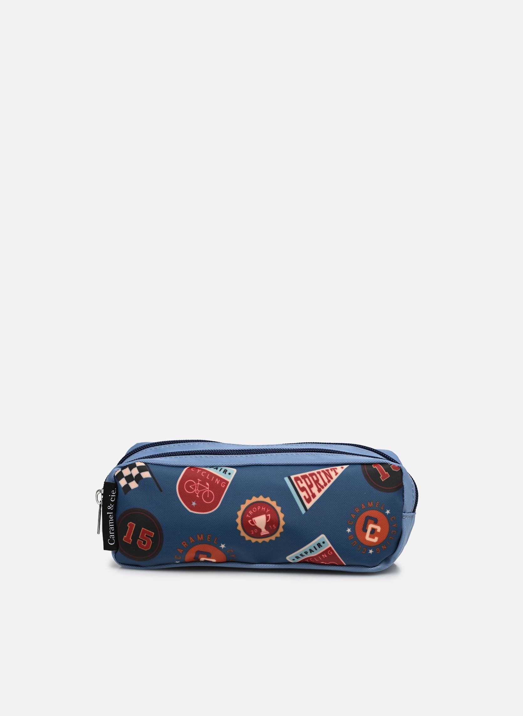 Trousses scolaire Trousse double garçon bleu Caramel & Cie Trousses scolaire Trousse double garçon bleu SPRINT CLUB