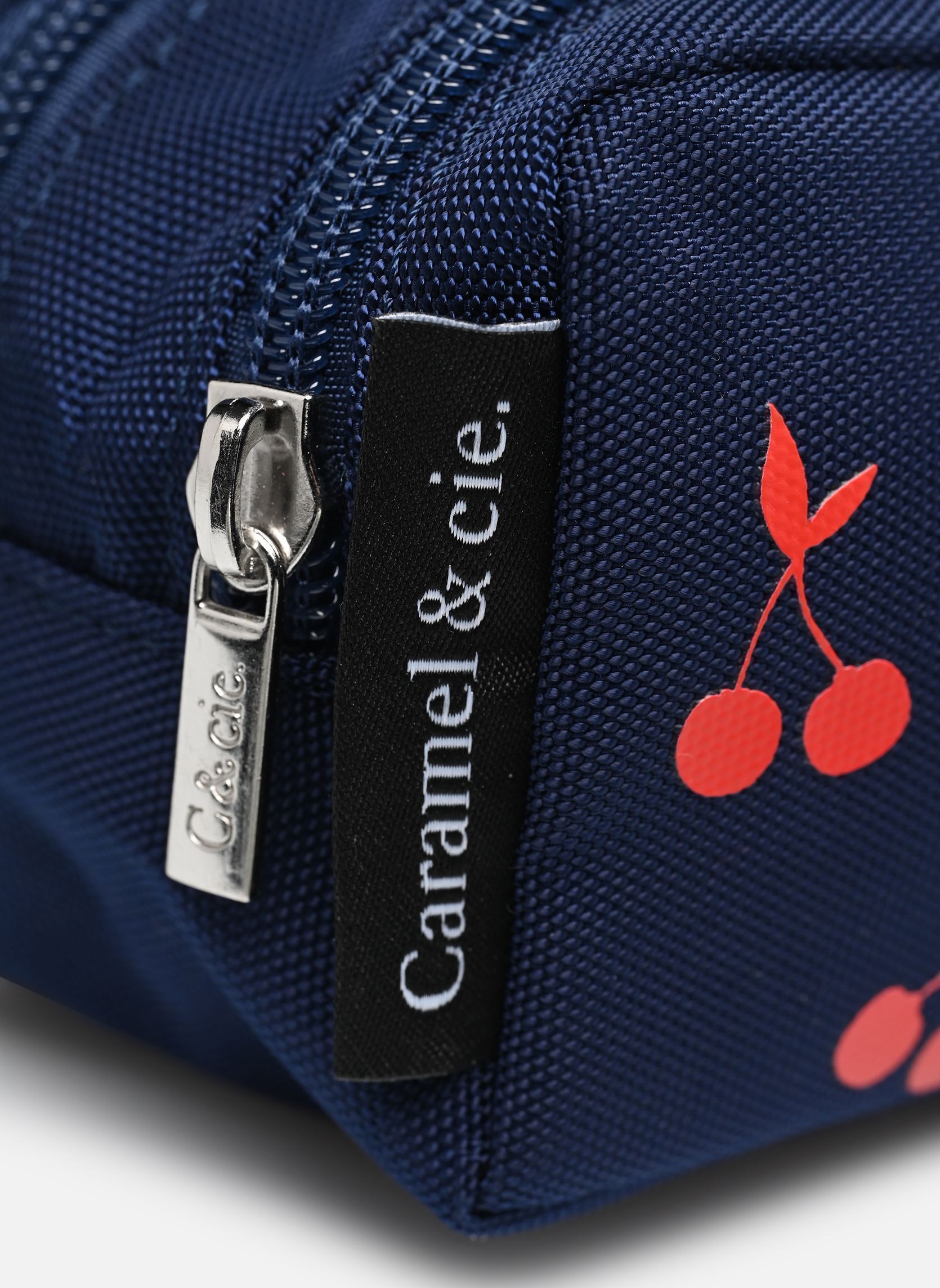 Trousses scolaire Trousse double fille bleu Caramel & Cie Trousses scolaire Trousse double fille bleu VELVET CHERRIES