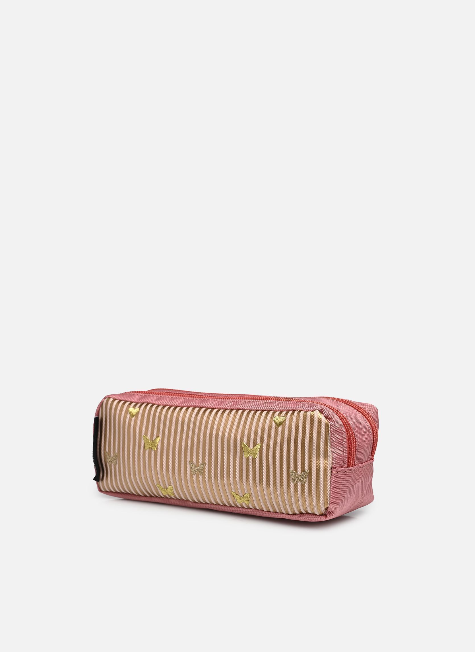Trousses scolaire Trousse double fille rose Caramel & Cie Trousses scolaire Trousse double fille rose SONATTA