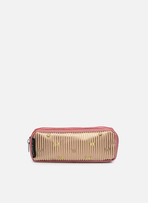 Caramel & Cie pennenzakken Trousse double meisjes roze