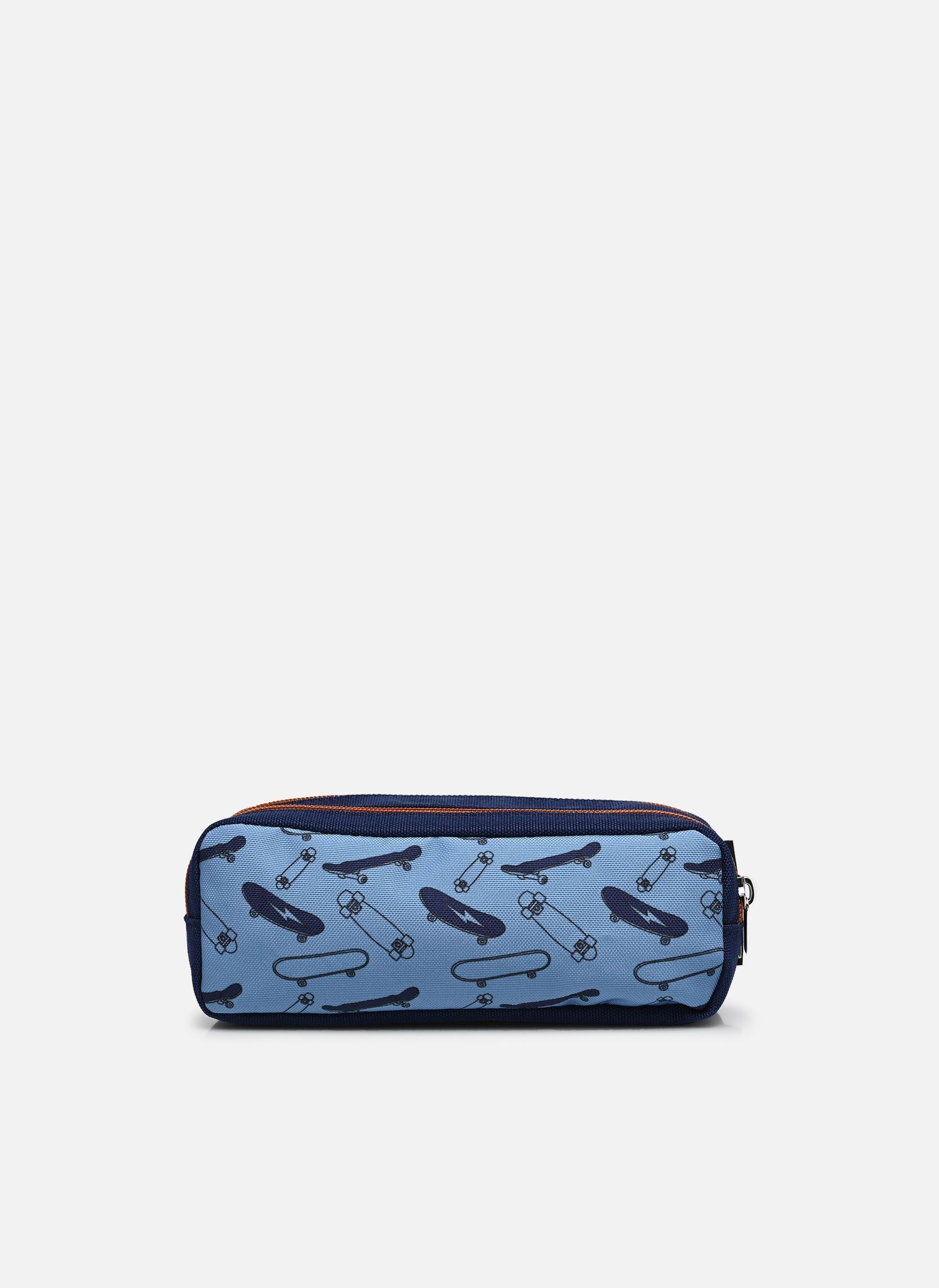 Trousses scolaire Trousse double garçon bleu Caramel & Cie Trousses scolaire Trousse double garçon bleu BLUE SKATES
