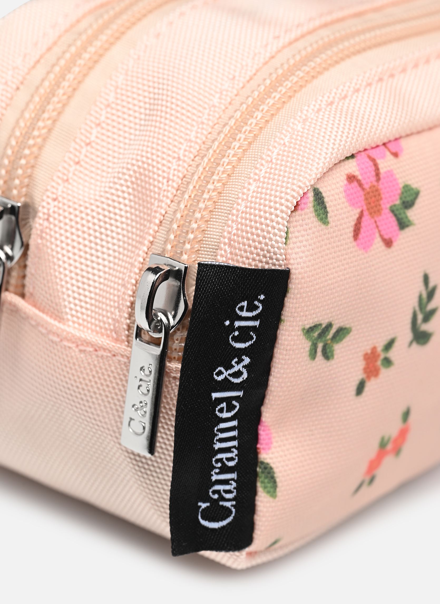 Trousses scolaire Trousse double fille rose Caramel & Cie Trousses scolaire Trousse double fille rose PAPILLON LIBERTY