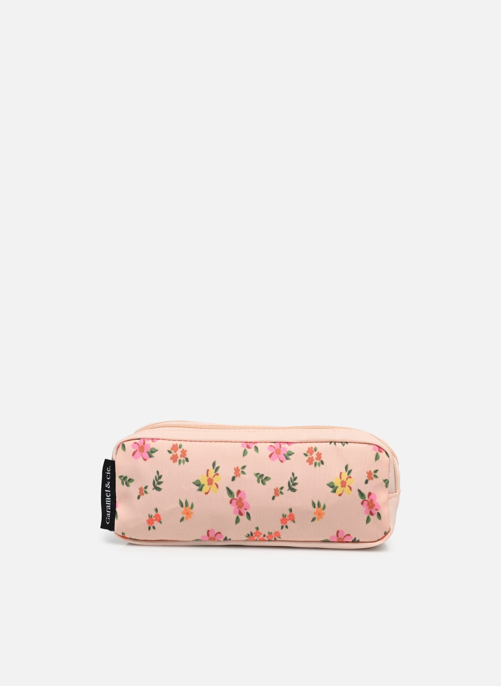 Trousses scolaire Trousse double fille rose Caramel & Cie Trousses scolaire Trousse double fille rose PAPILLON LIBERTY